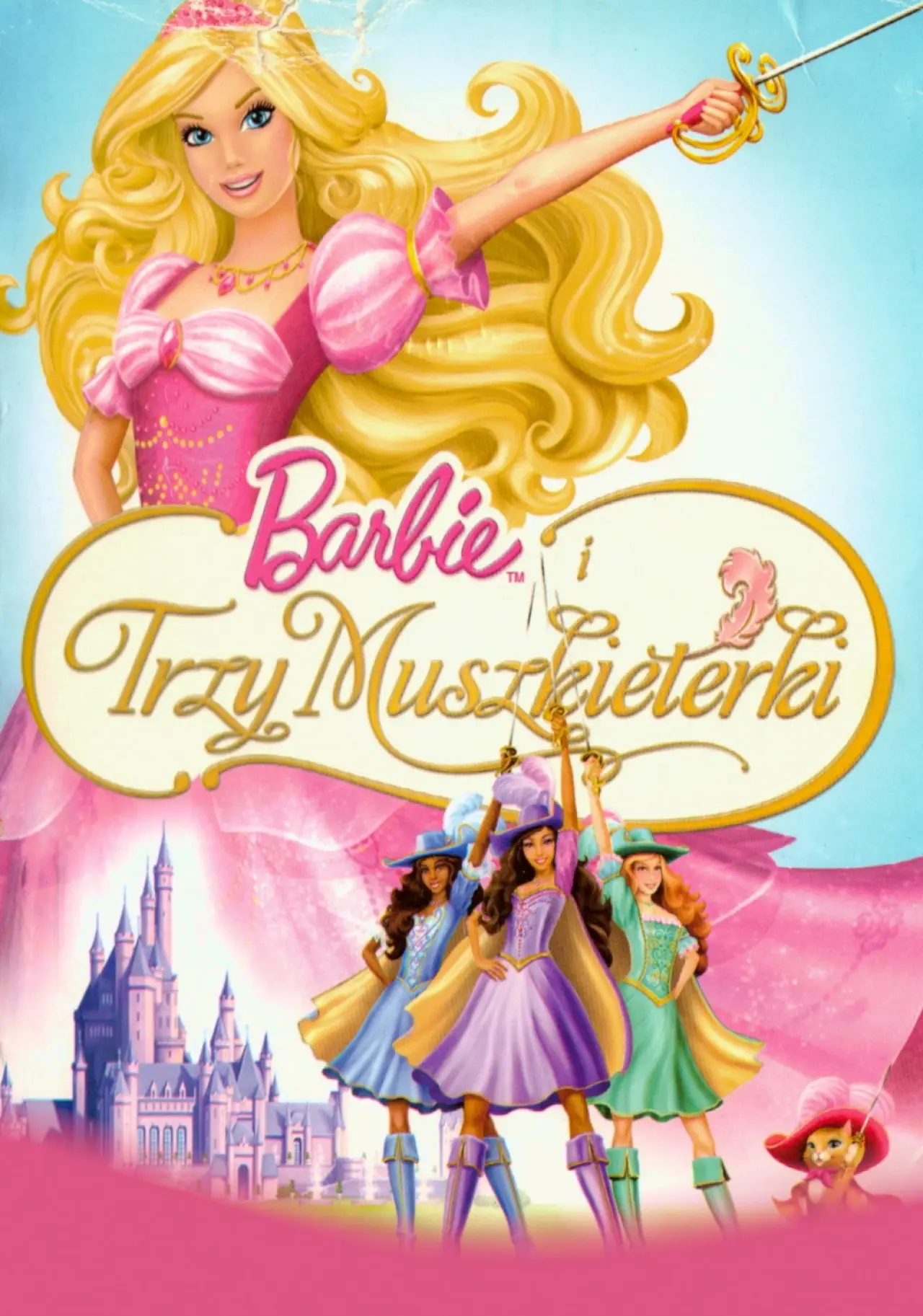 Plakat filmowy "Barbie i trzy muszkieterki"