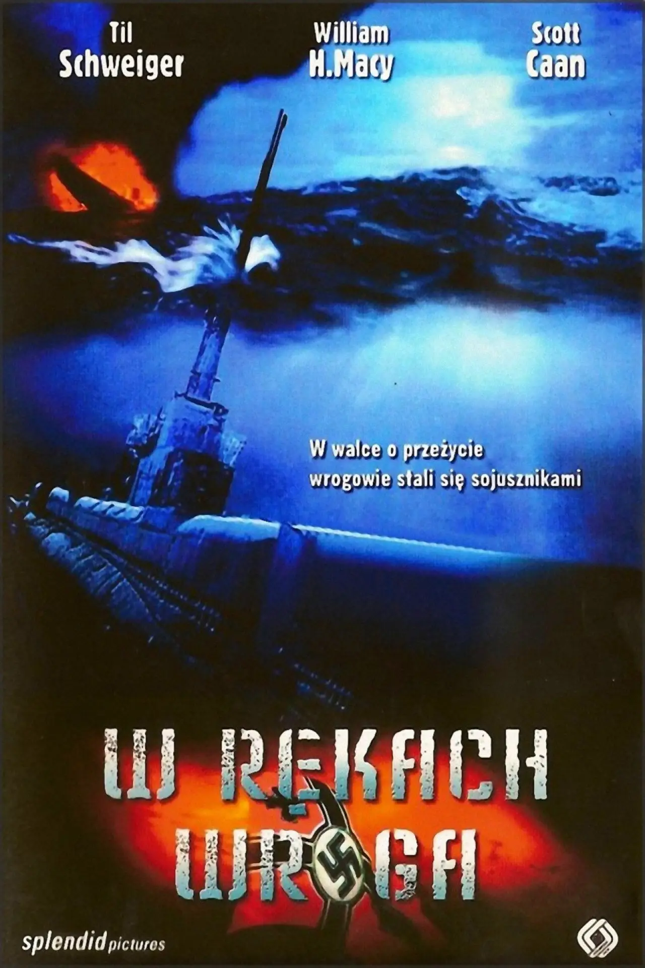 Plakat filmowy "W rękach wroga"