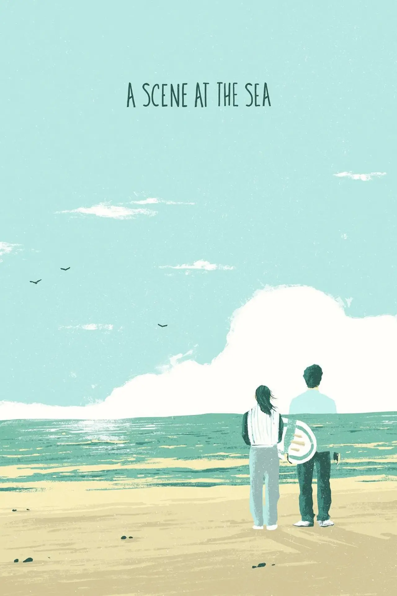 Plakat filmowy "Scena nad morzem"