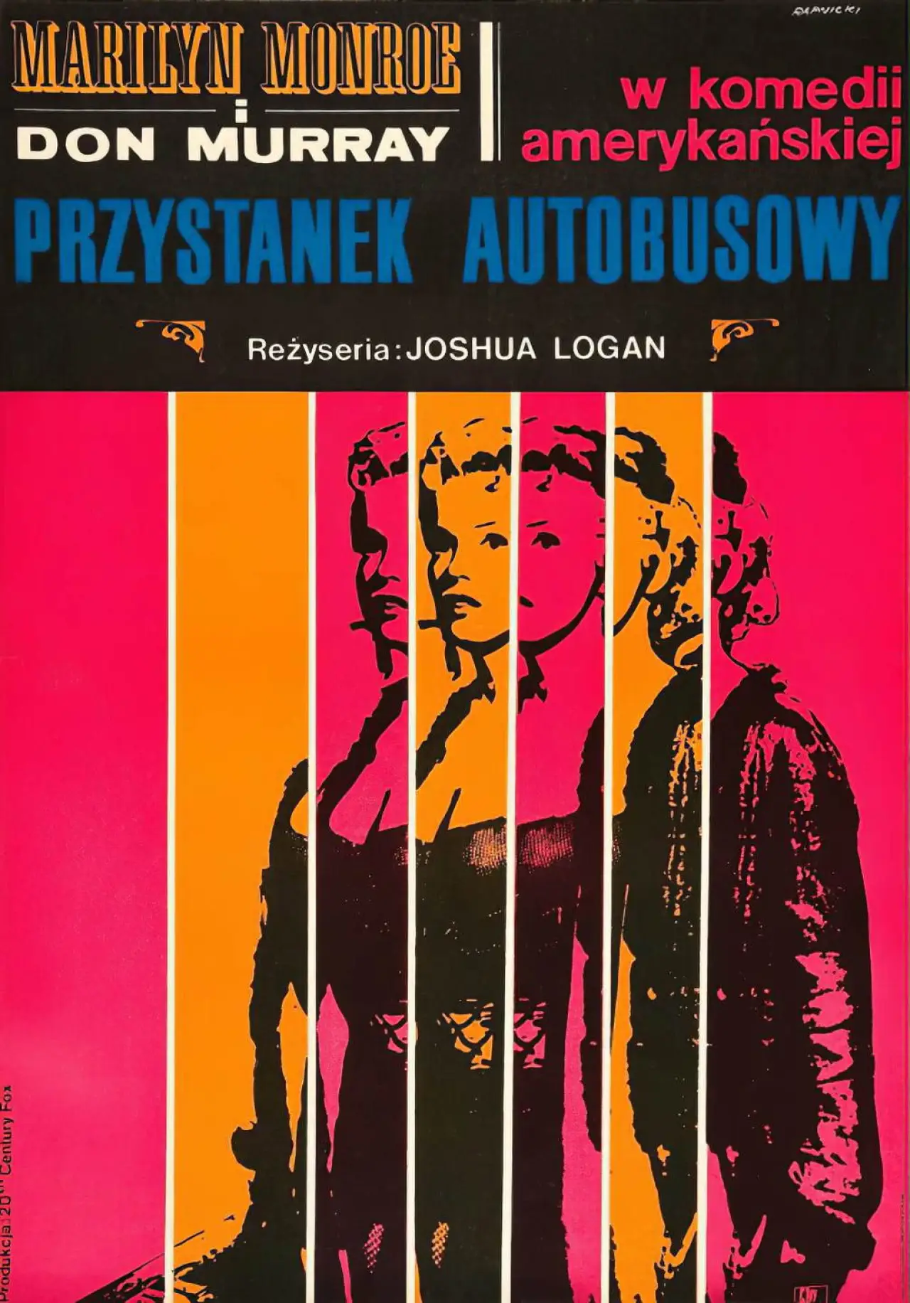 Plakat filmowy "Przystanek autobusowy"