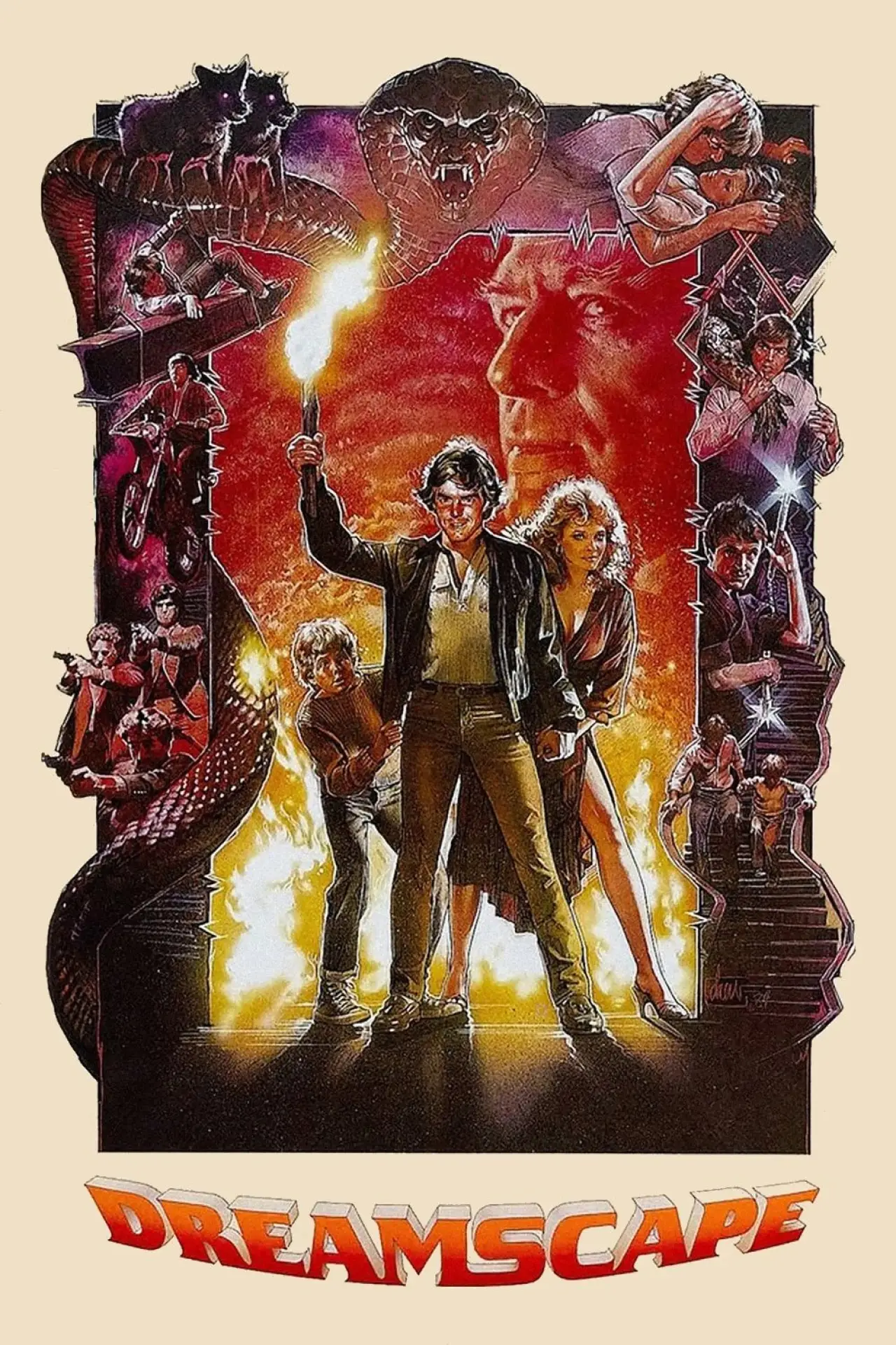 Plakat filmowy "Ucieczka w sen"