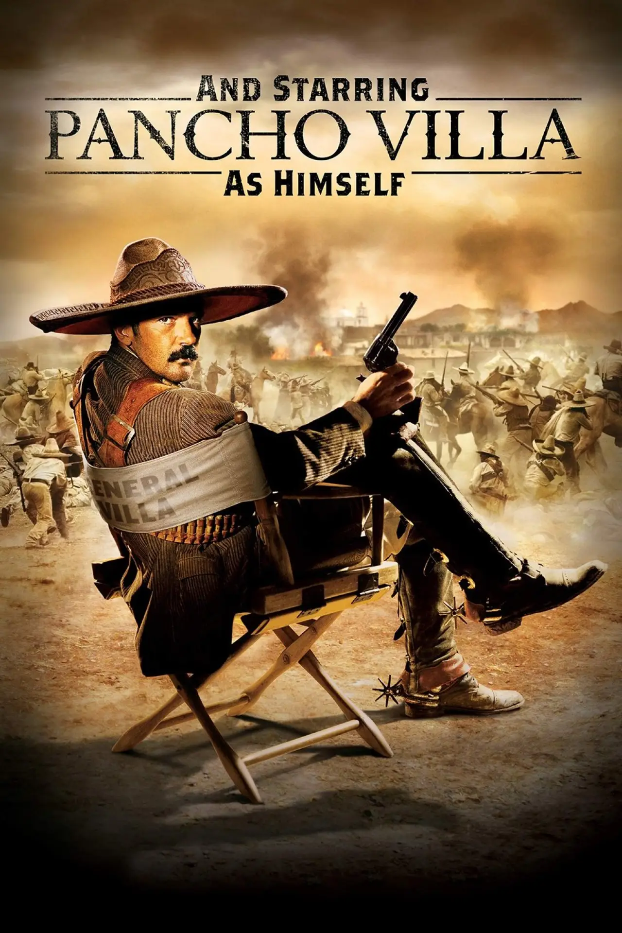 Plakat filmowy "Pancho Villa we własnej osobie"
