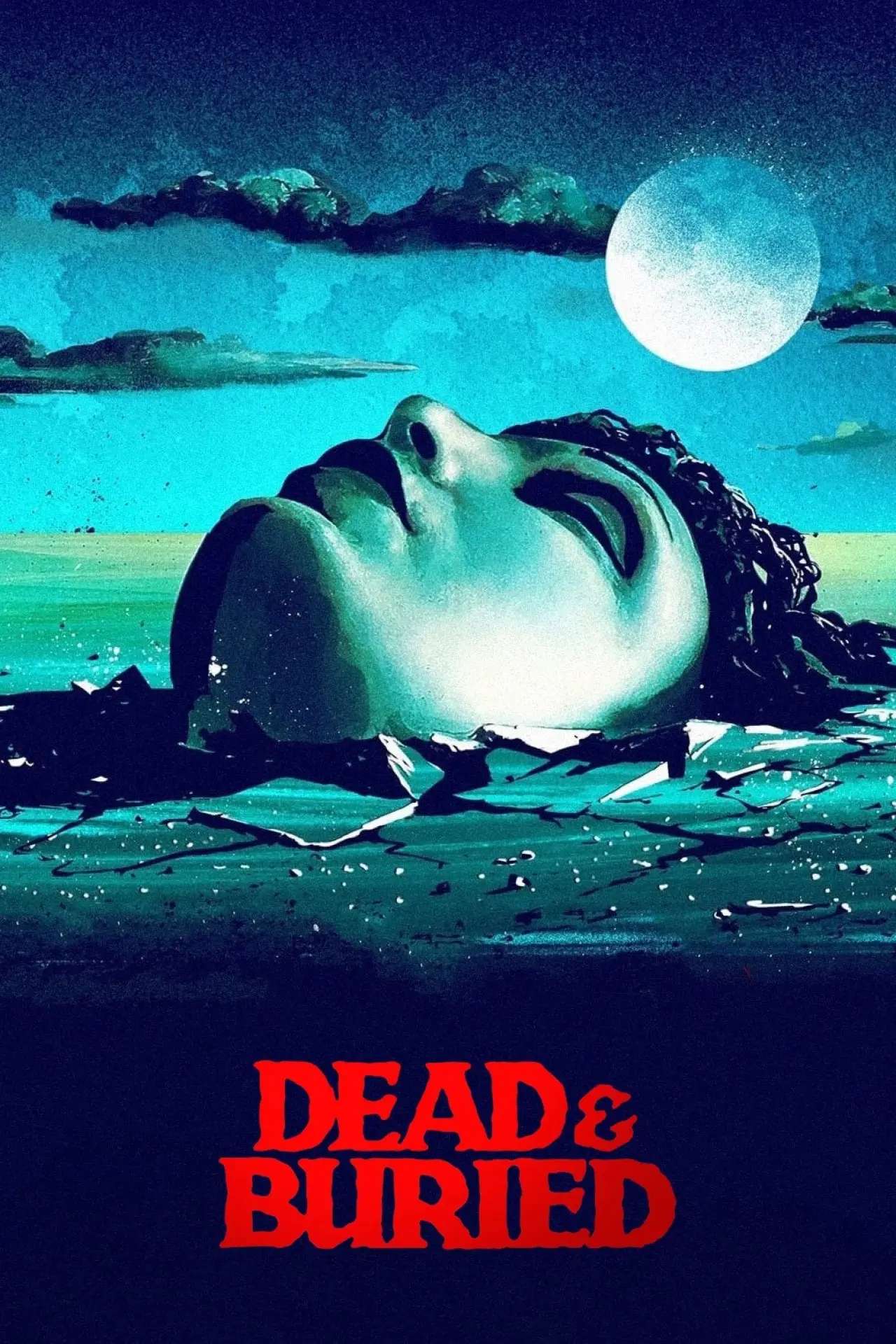 Plakat filmowy "Martwy i pogrzebany"