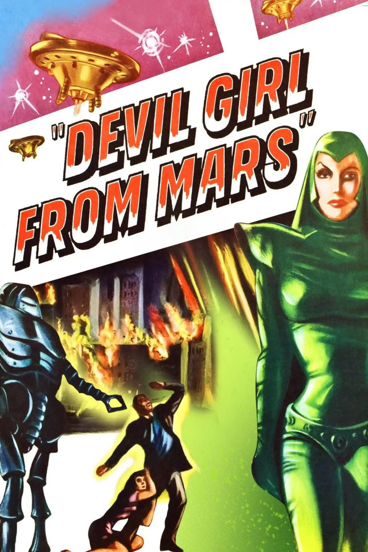 Plakat filmowy "Devil Girl from Mars"