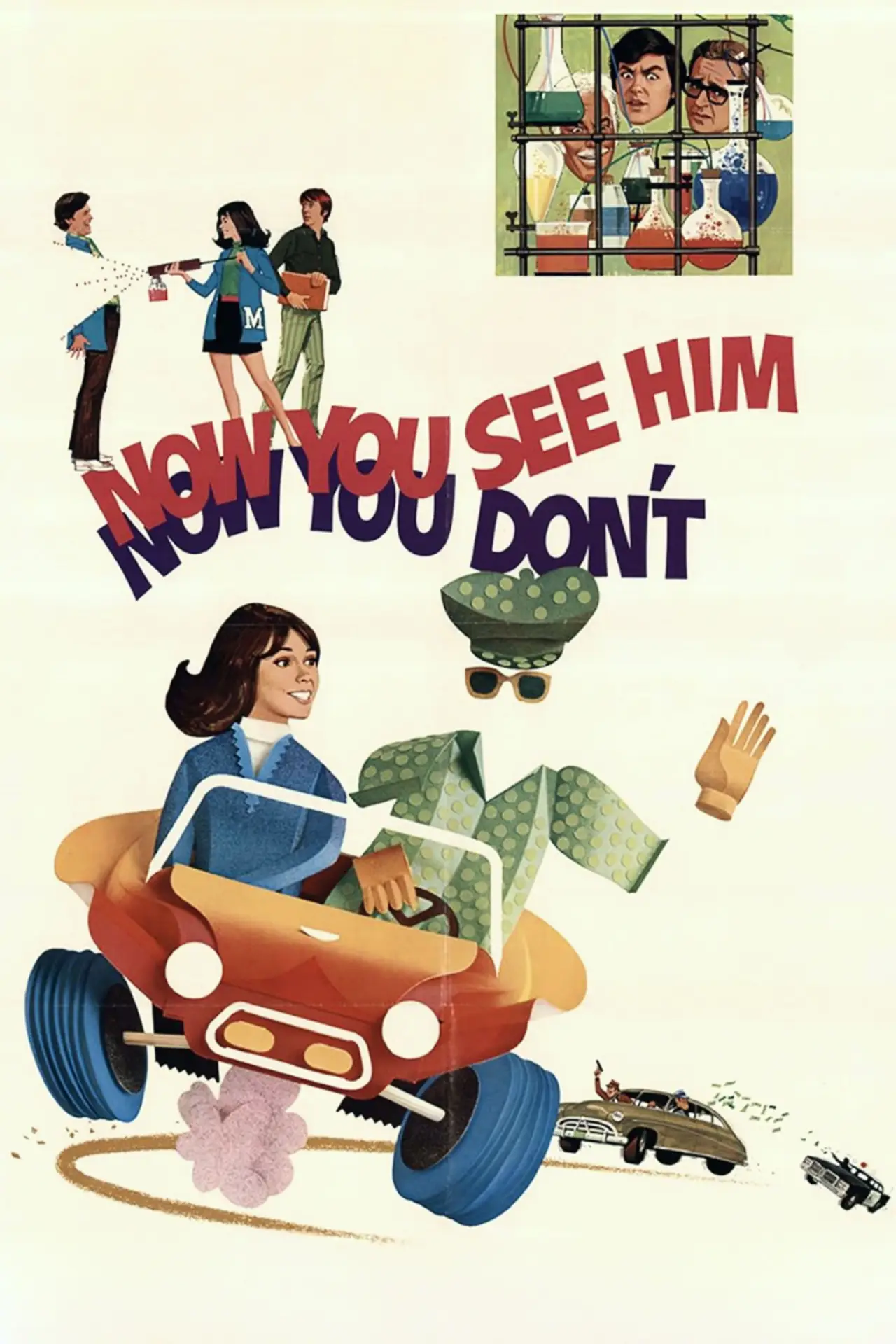 Plakat filmowy "Now You See Him, Now You Don