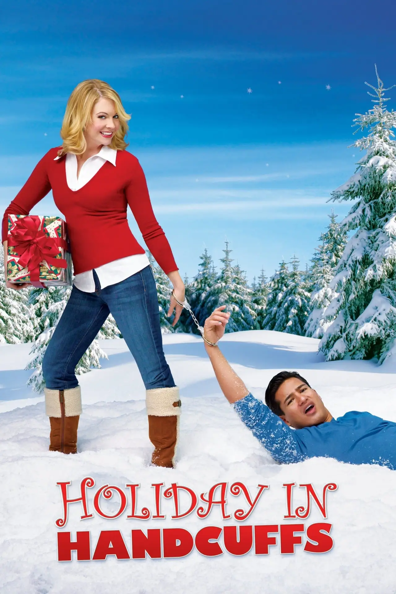 Plakat filmowy "Święta w kajdankach"
