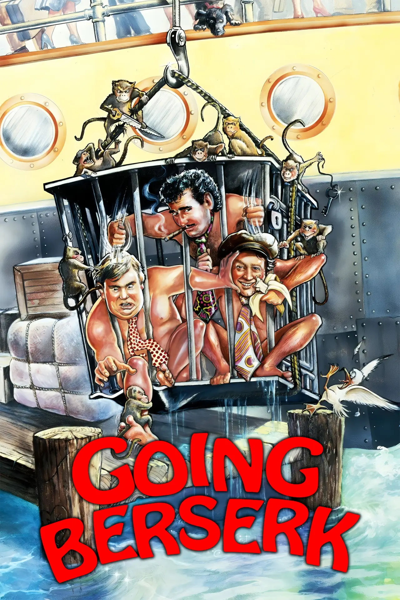 Plakat filmowy "Going Berserk"
