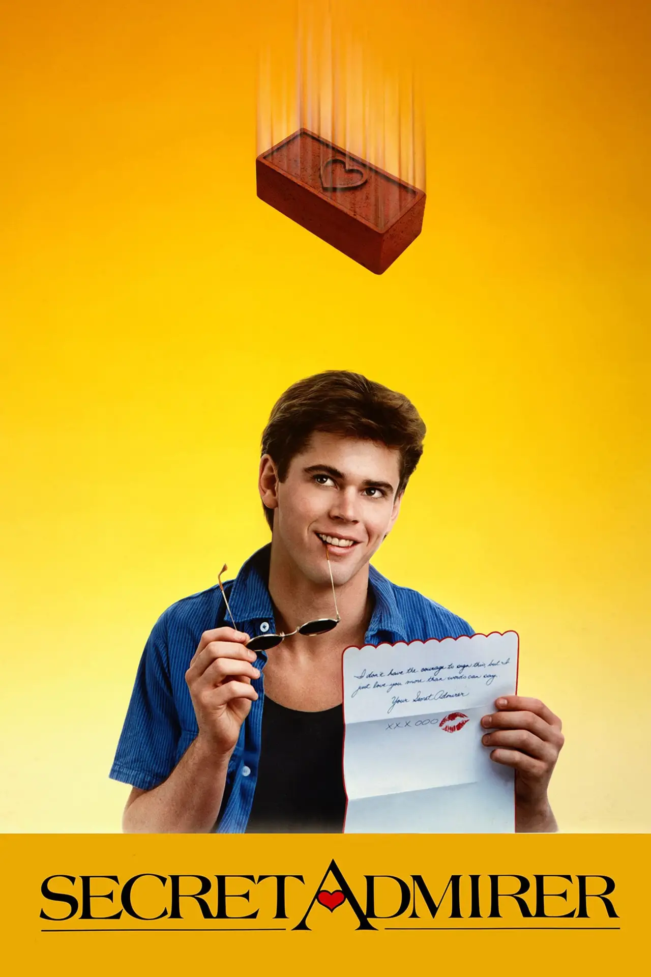 Plakat filmowy "Tajemniczy wielbiciel"
