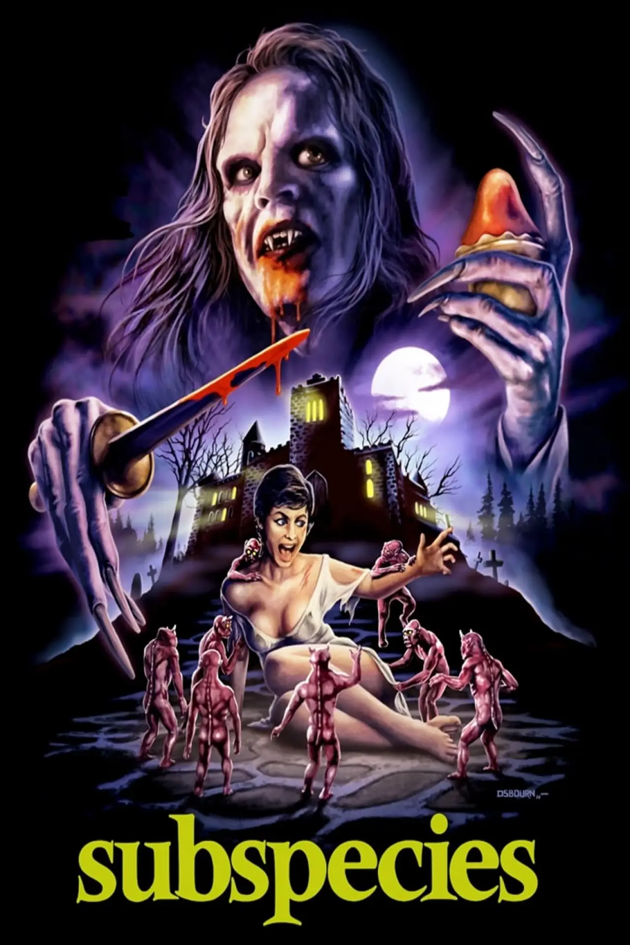 Plakat filmowy "Podgatunek"