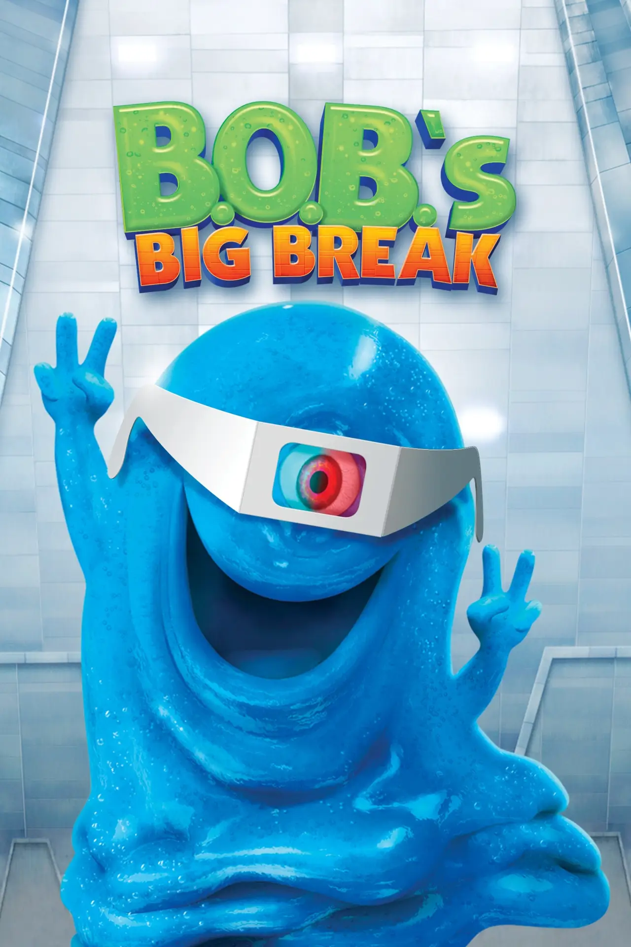 Plakat filmowy "Potwory kontra obcy: Wielka ucieczka B.O.B.-a"
