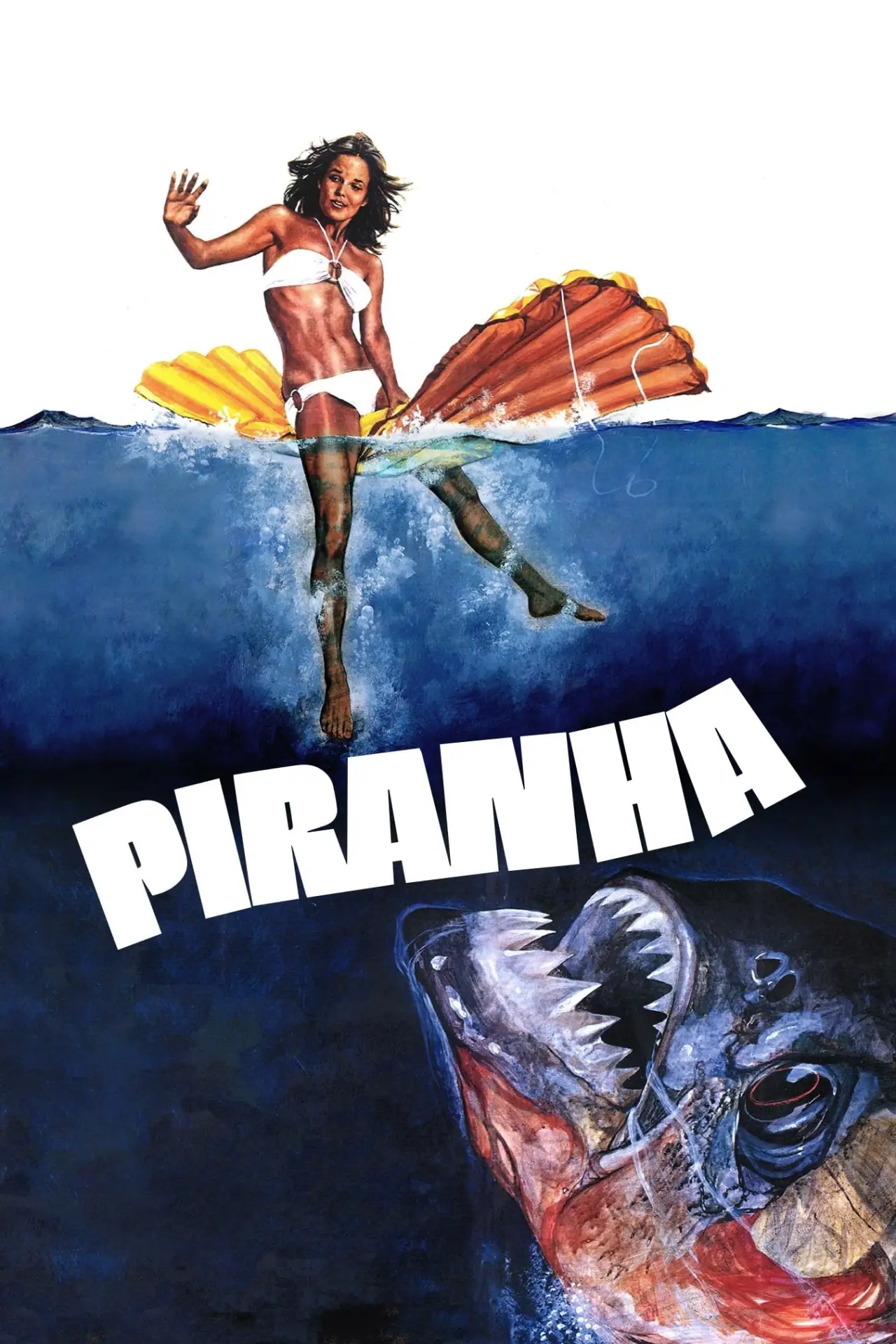 Plakat filmowy "Pirania"