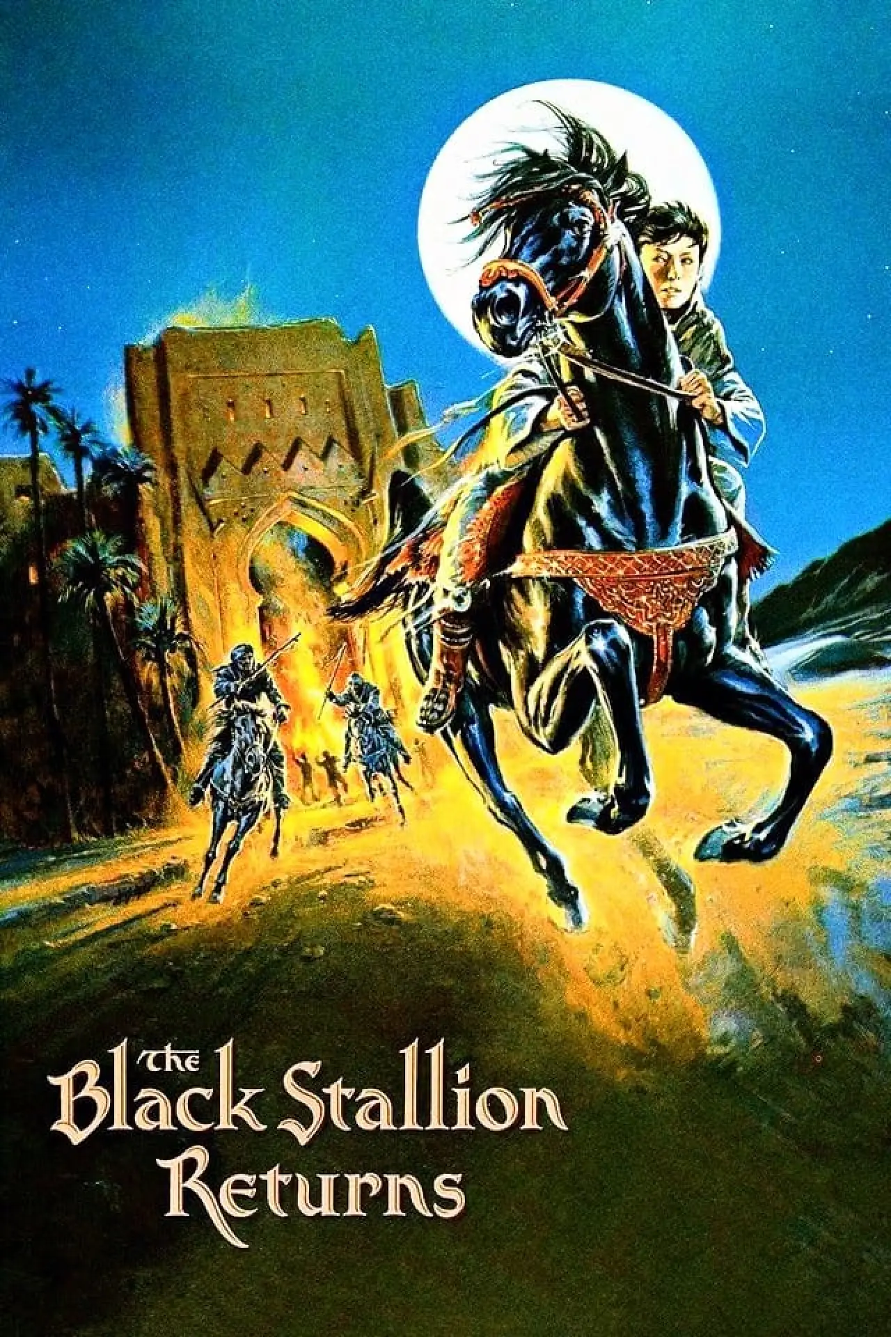 Plakat filmowy "The Black Stallion Returns"
