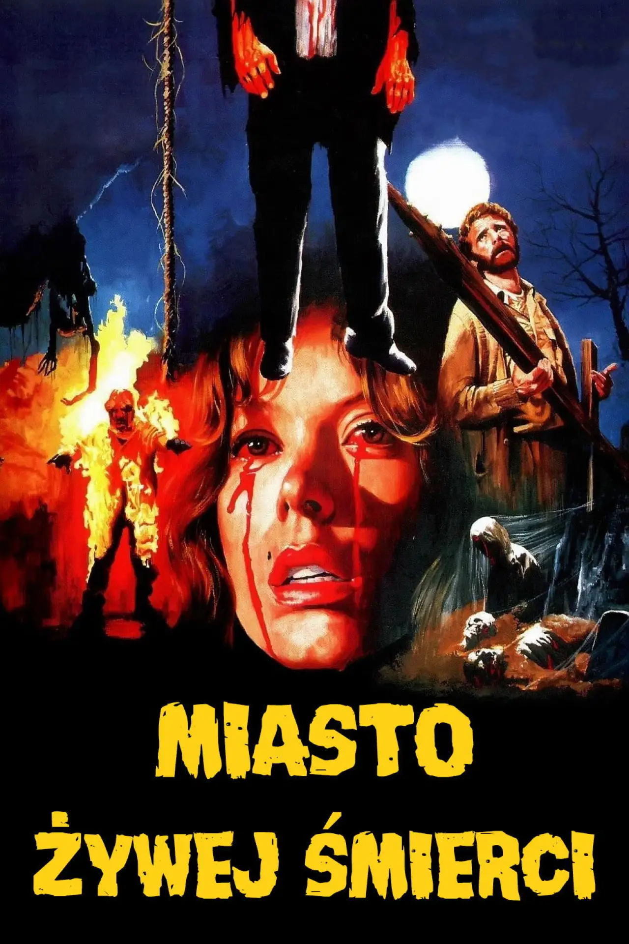 Plakat filmowy "Miasto Żywej Śmierci"