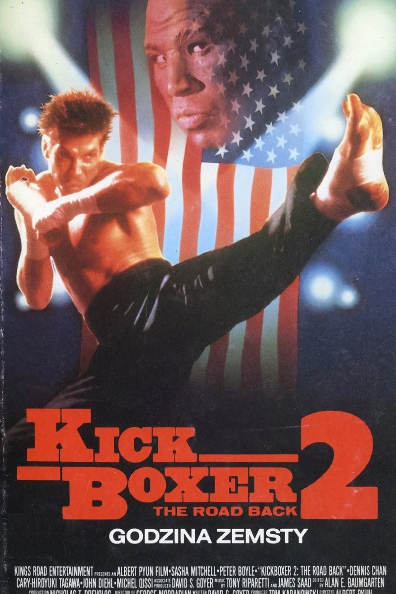 Plakat filmowy "Kickboxer 2: Godzina Zemsty"