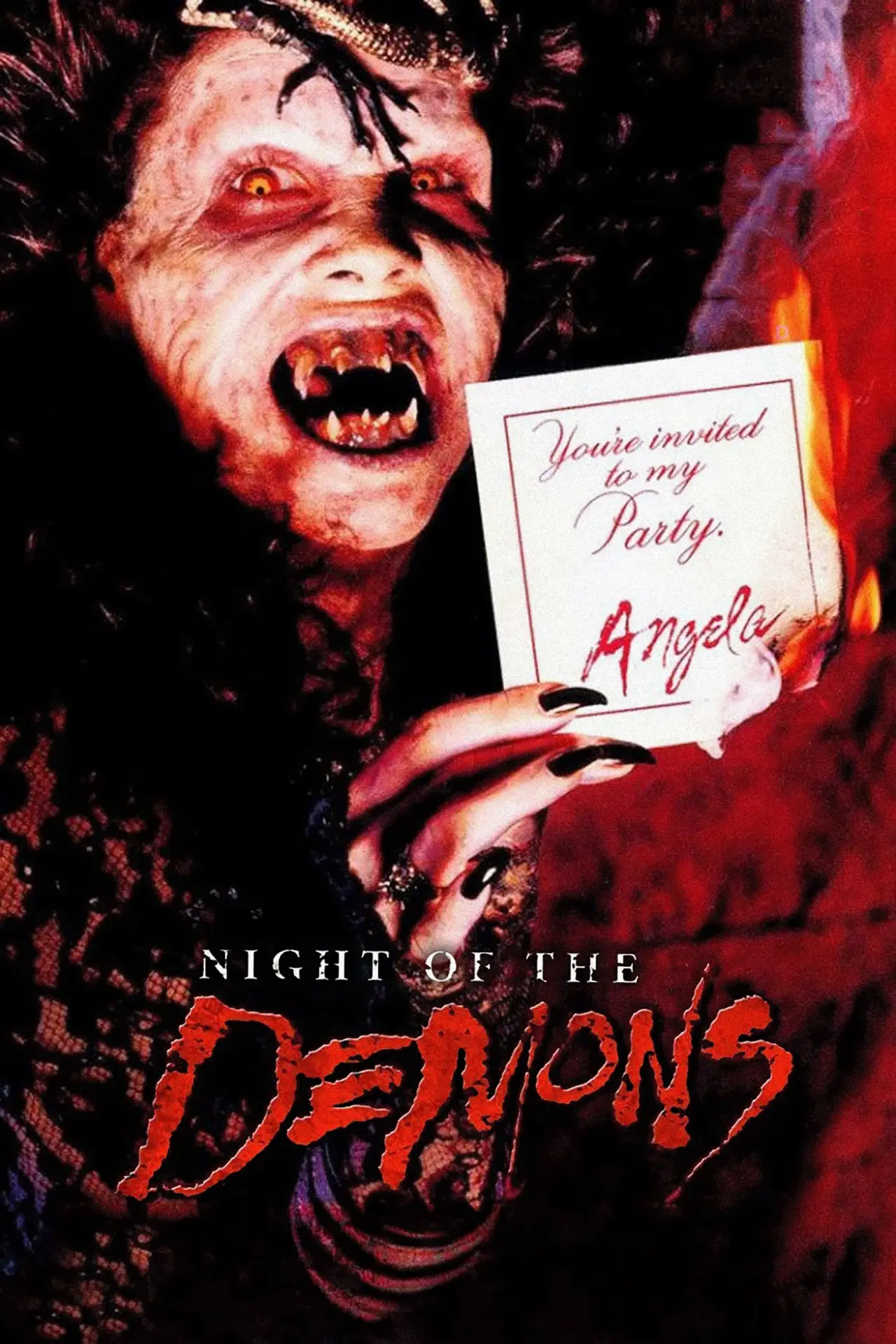 Plakat filmowy "Noc demonów"