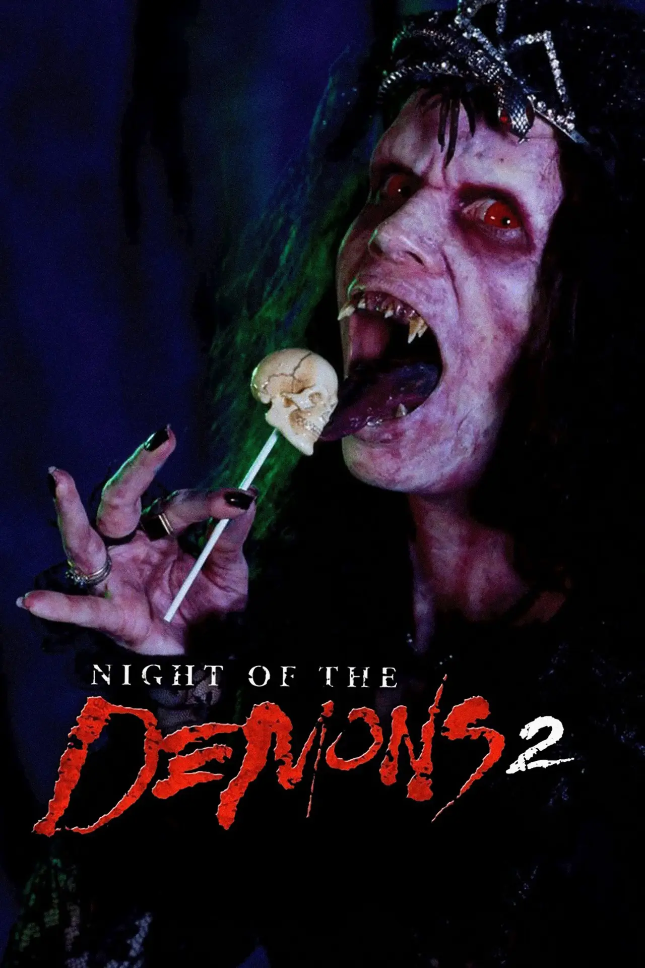Plakat filmowy "Noc demonów 2: Zemsta Angeli"