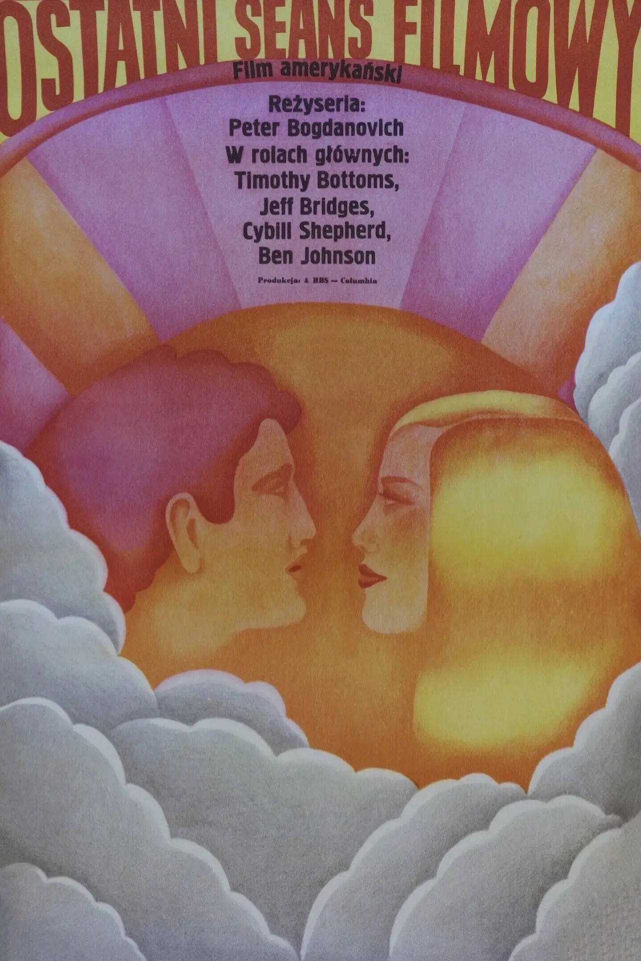 Plakat filmowy "Ostatni seans filmowy"