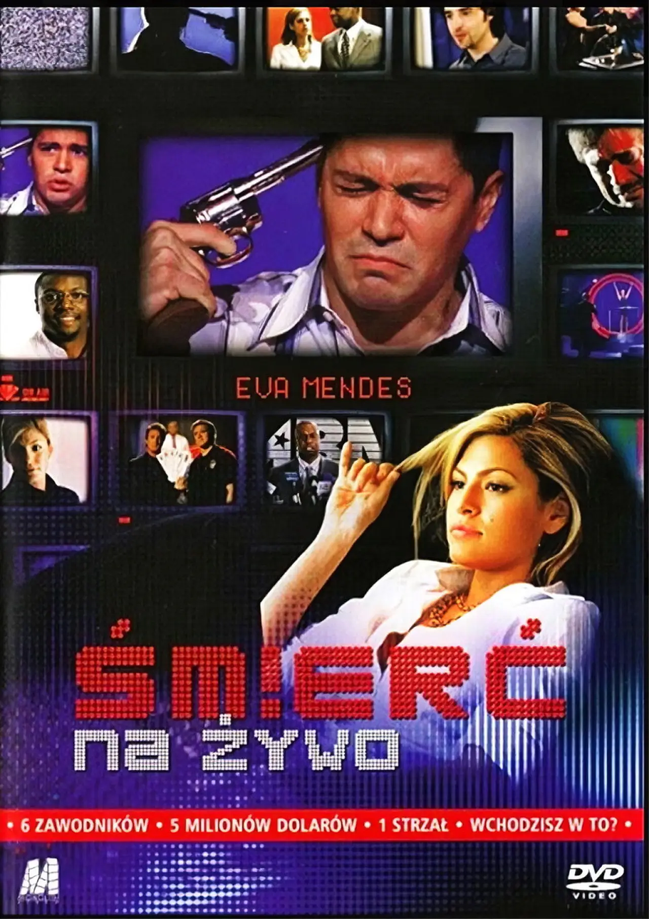 Plakat filmowy "Śmierć na żywo"