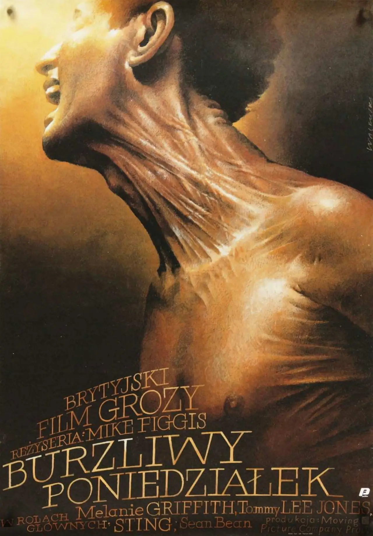 Plakat filmowy "Burzliwy poniedziałek"