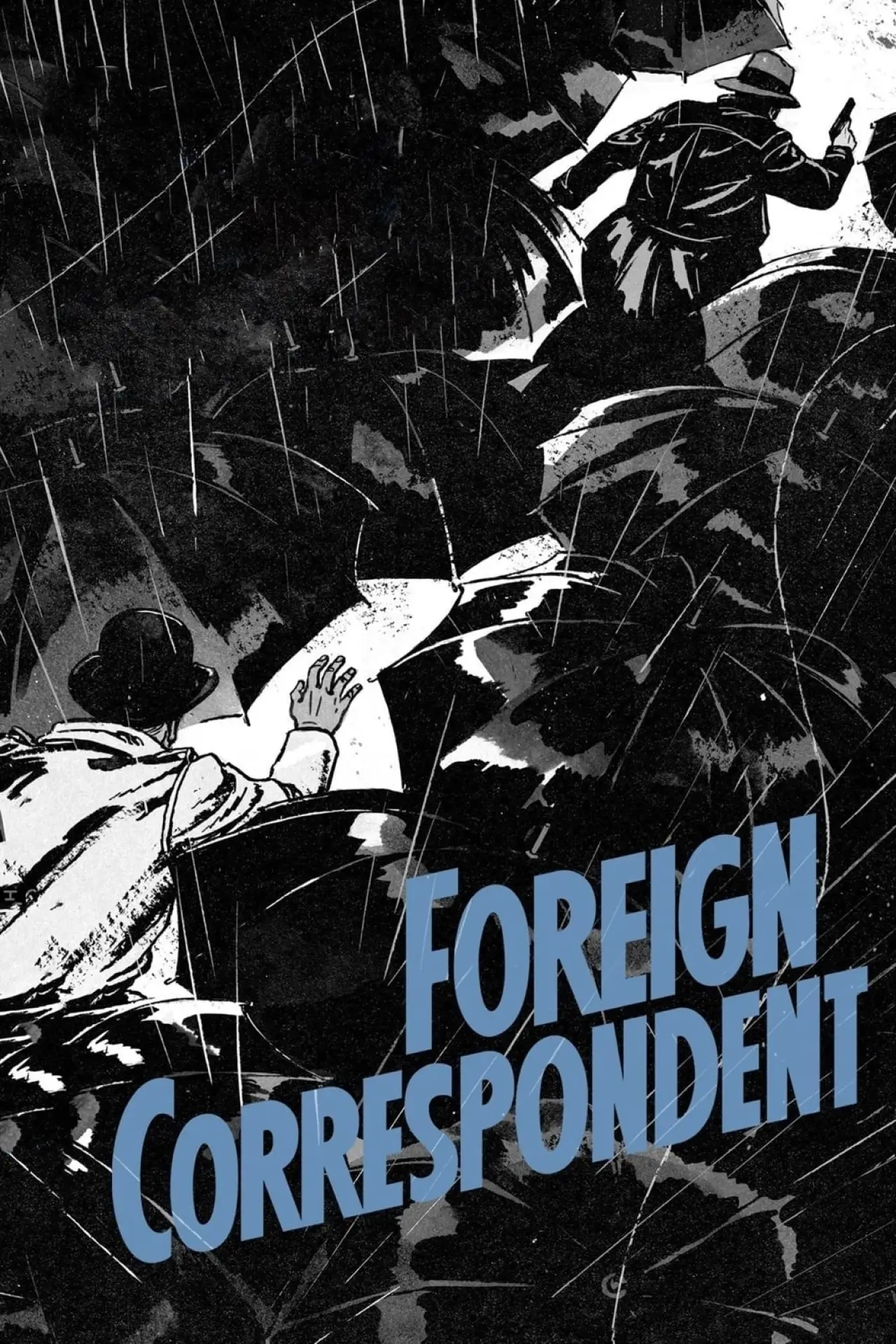 Plakat filmowy "Zagraniczny korespondent"