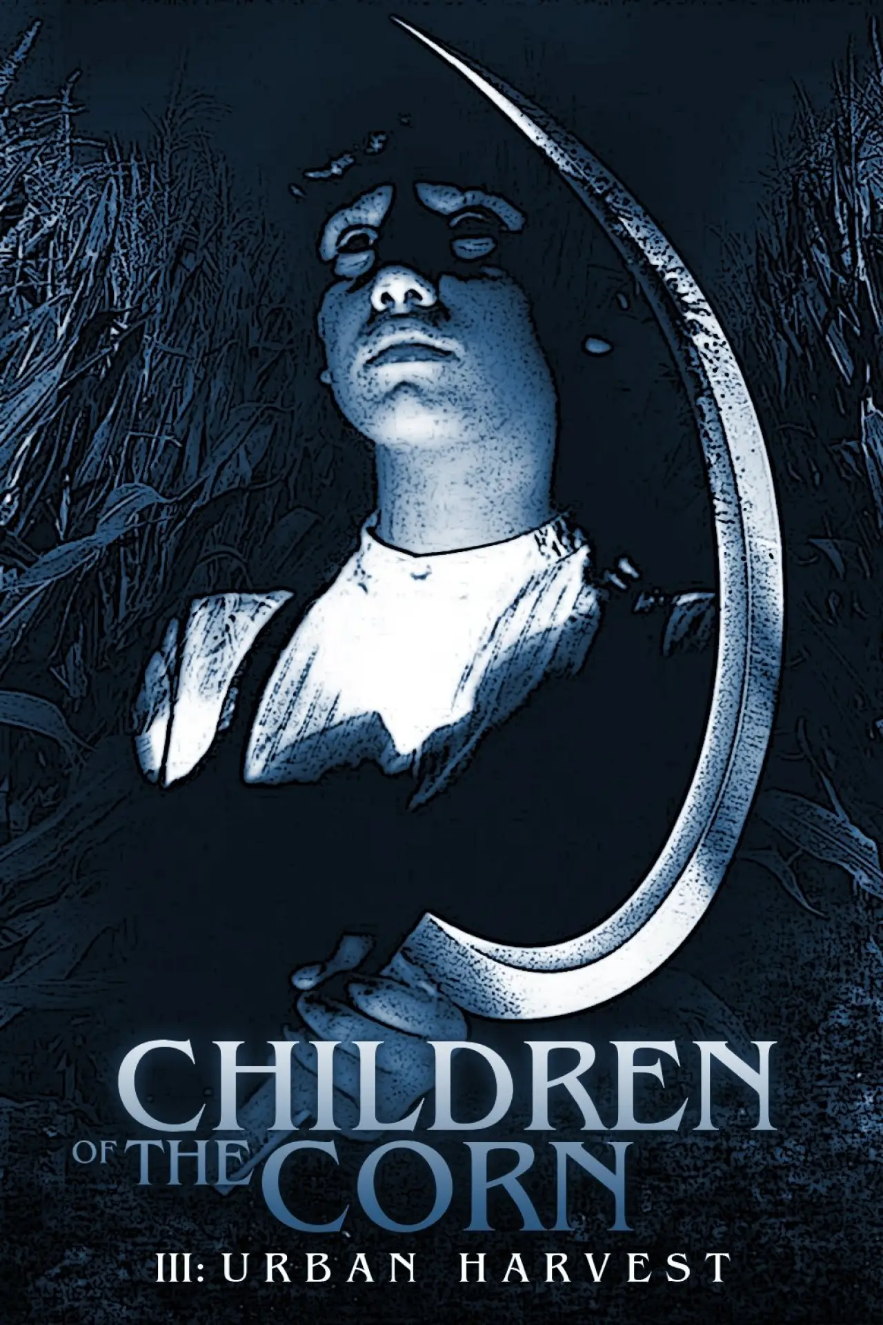 Plakat filmowy "Dzieci Kukurydzy III: Miejscowy Żniwiarz"