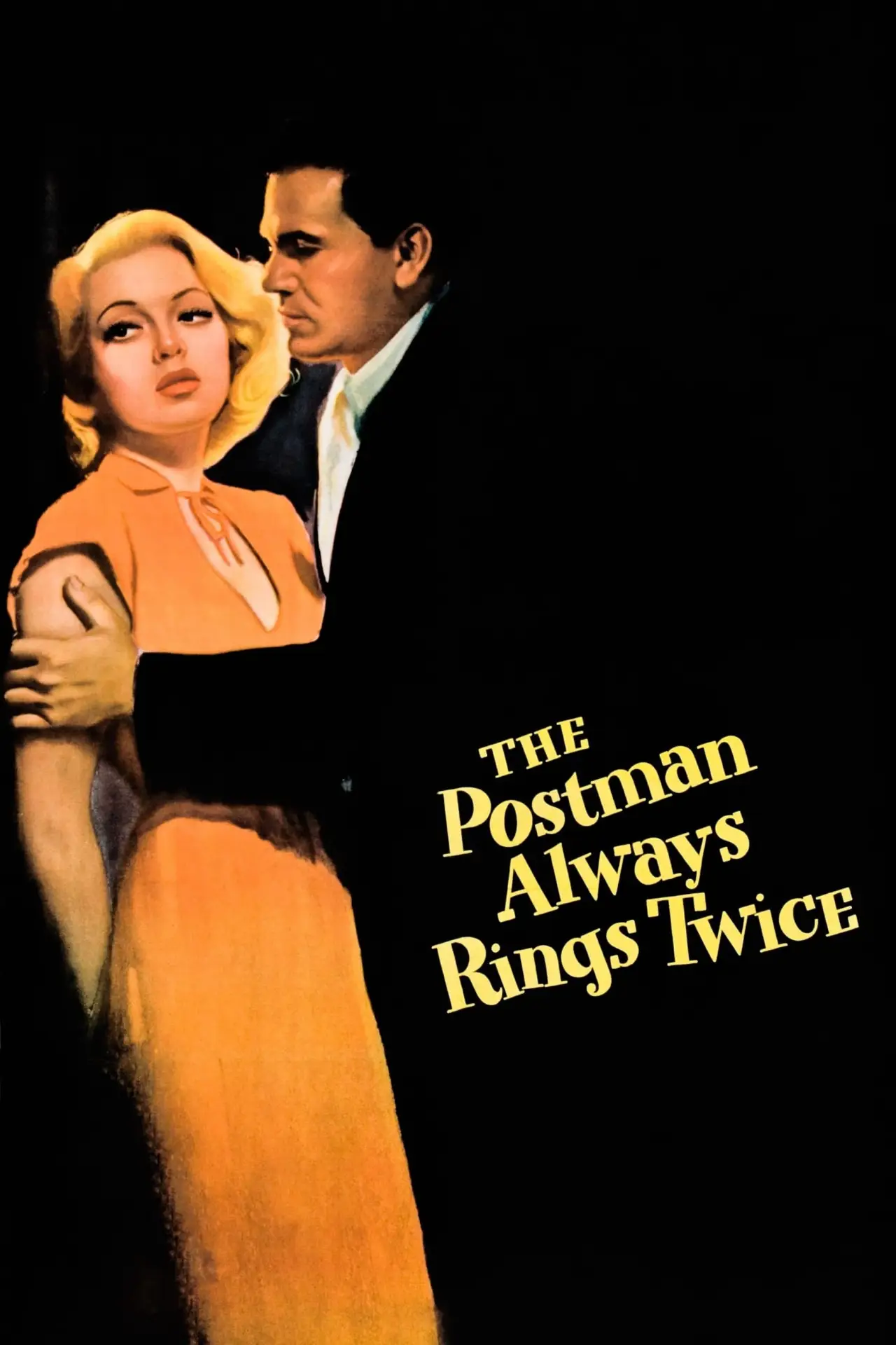 Plakat filmowy "Listonosz zawsze dzwoni dwa razy"