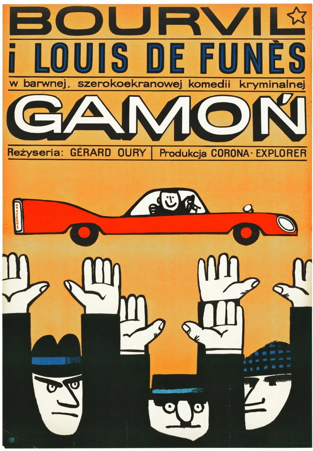 Plakat filmowy "Gamoń"