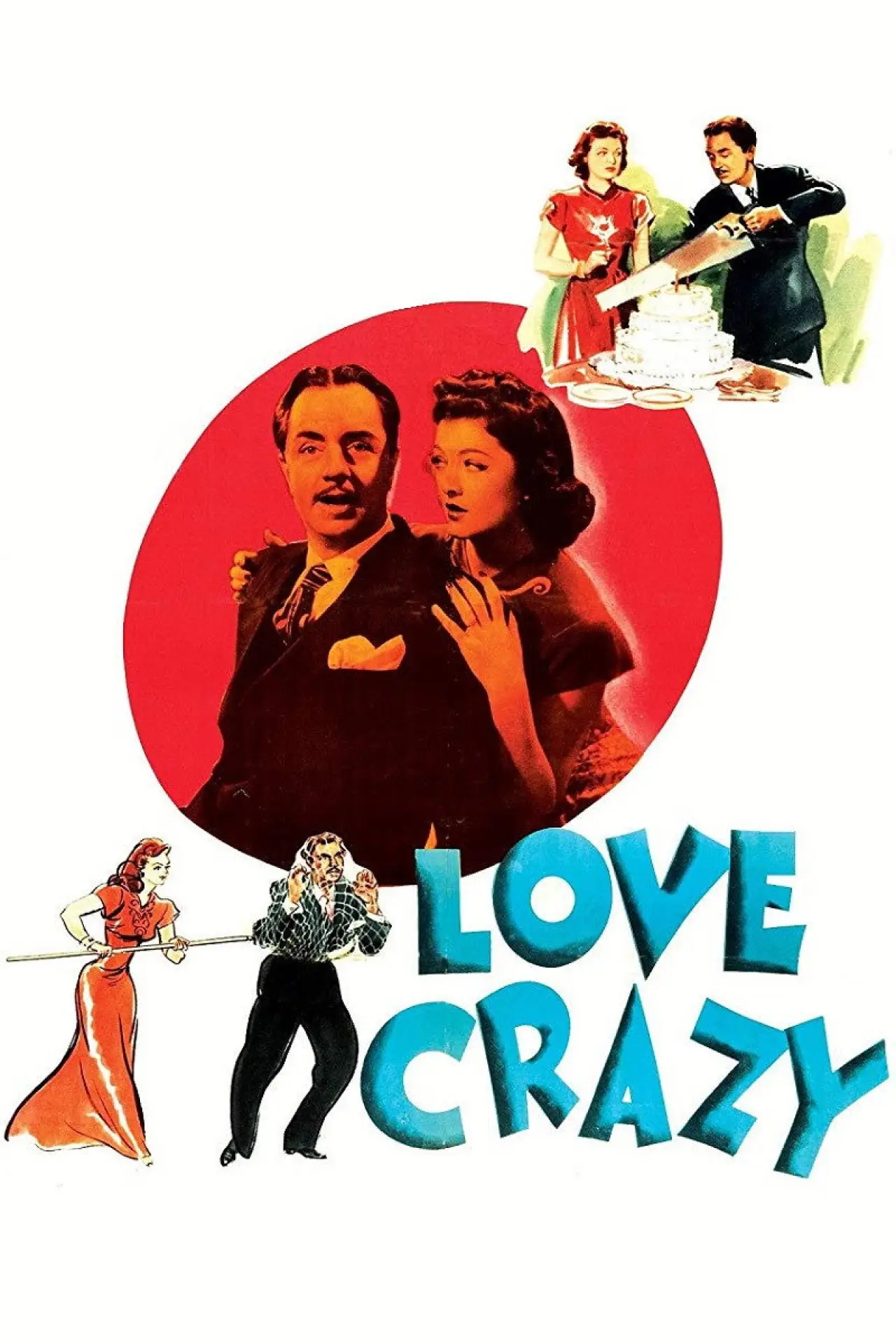 Plakat filmowy "Love Crazy"