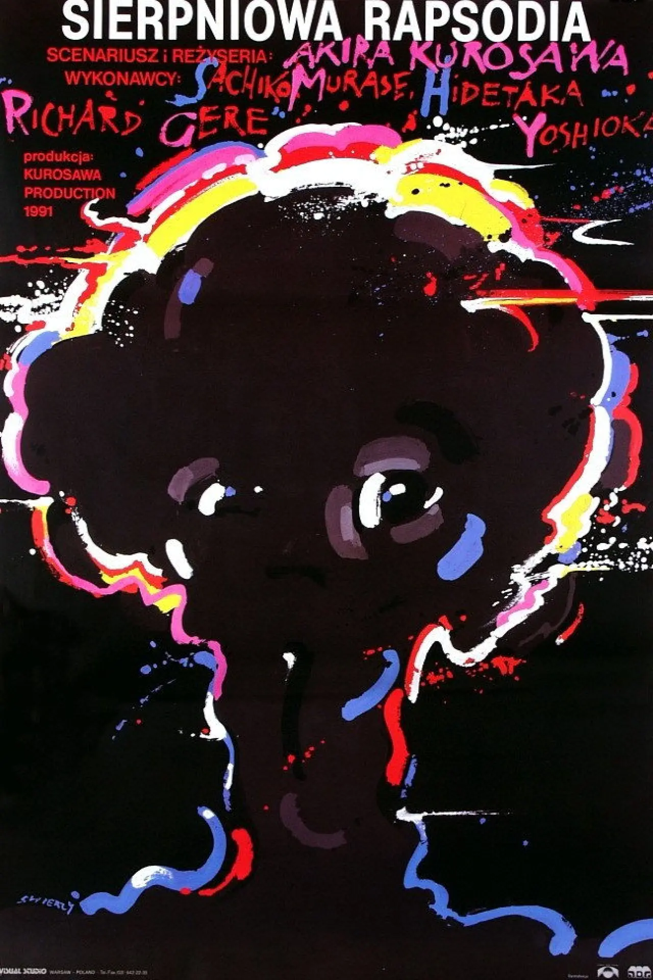 Plakat filmowy "Sierpniowa rapsodia"