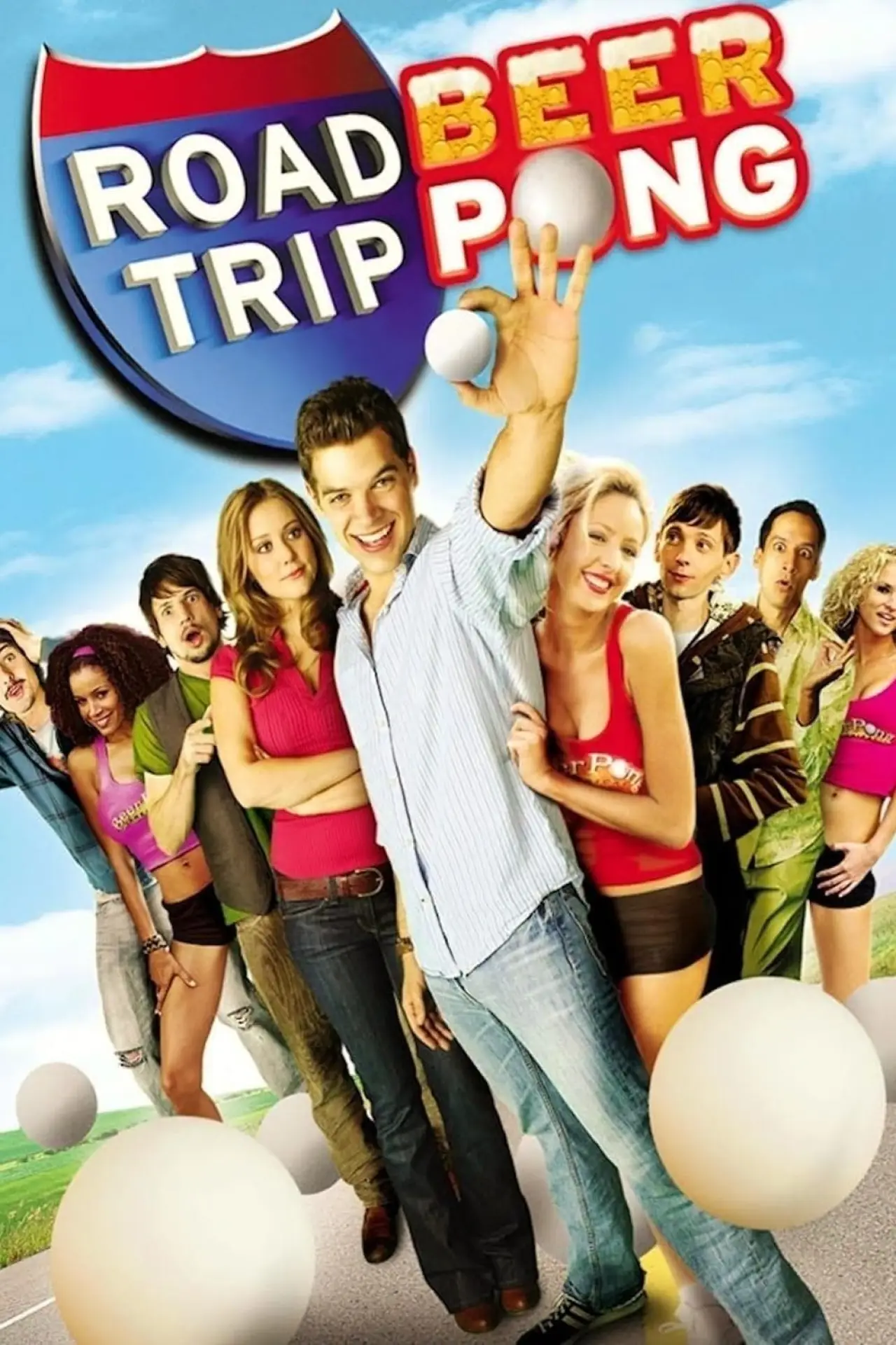 Plakat filmowy "Ostra jazda: Piwny Ping Pong"