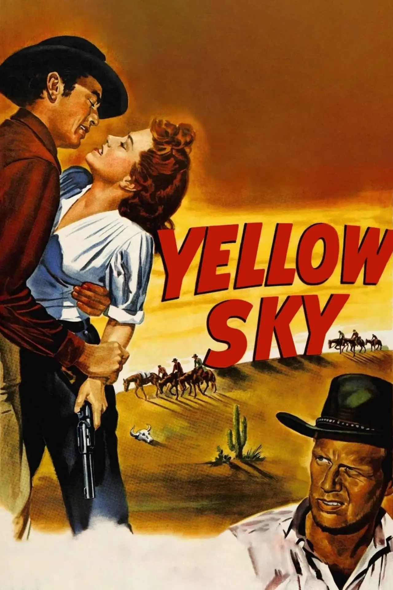 Plakat filmowy "Droga do Yellow Sky"