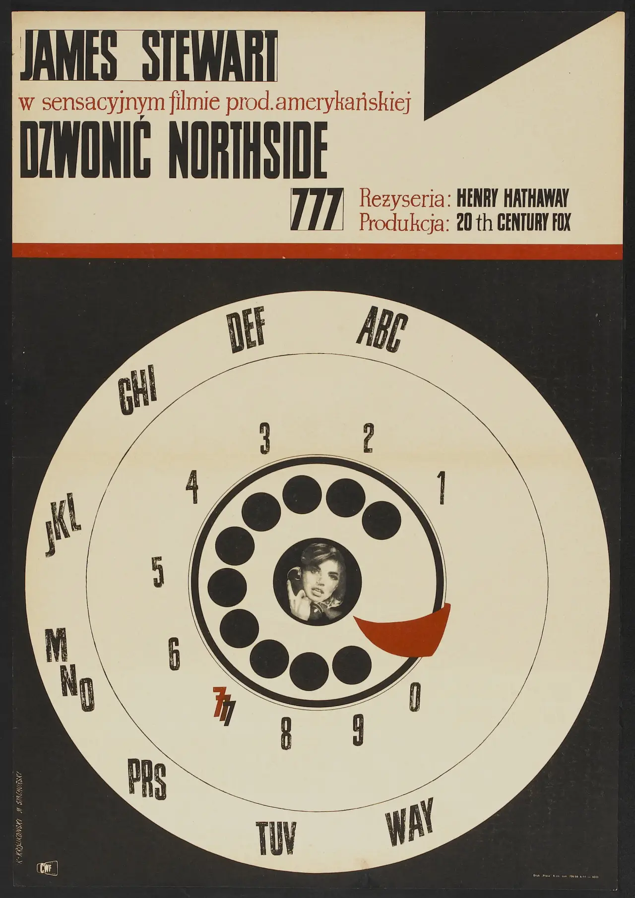 Plakat filmowy "Call Northside 777"