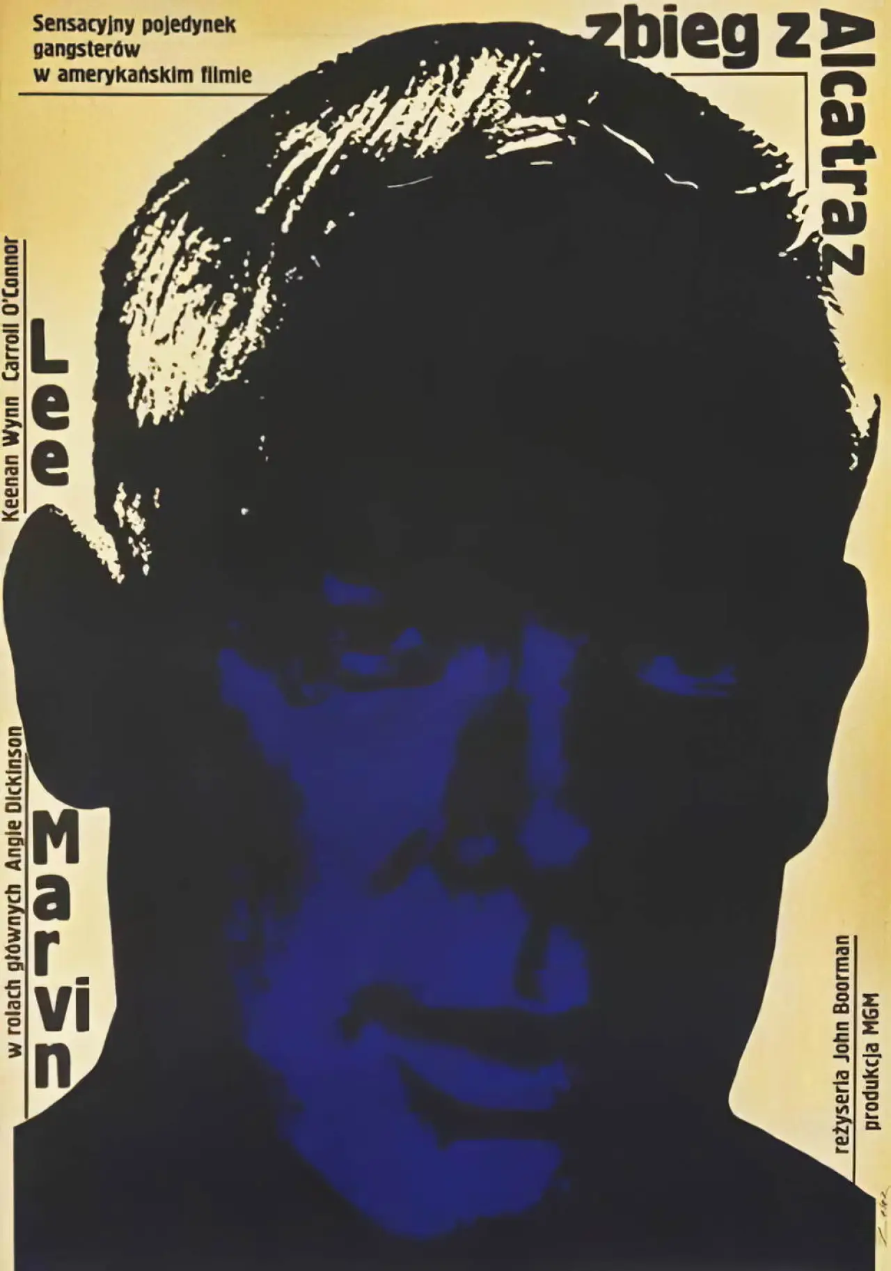 Plakat filmowy "Zbieg z Alcatraz"