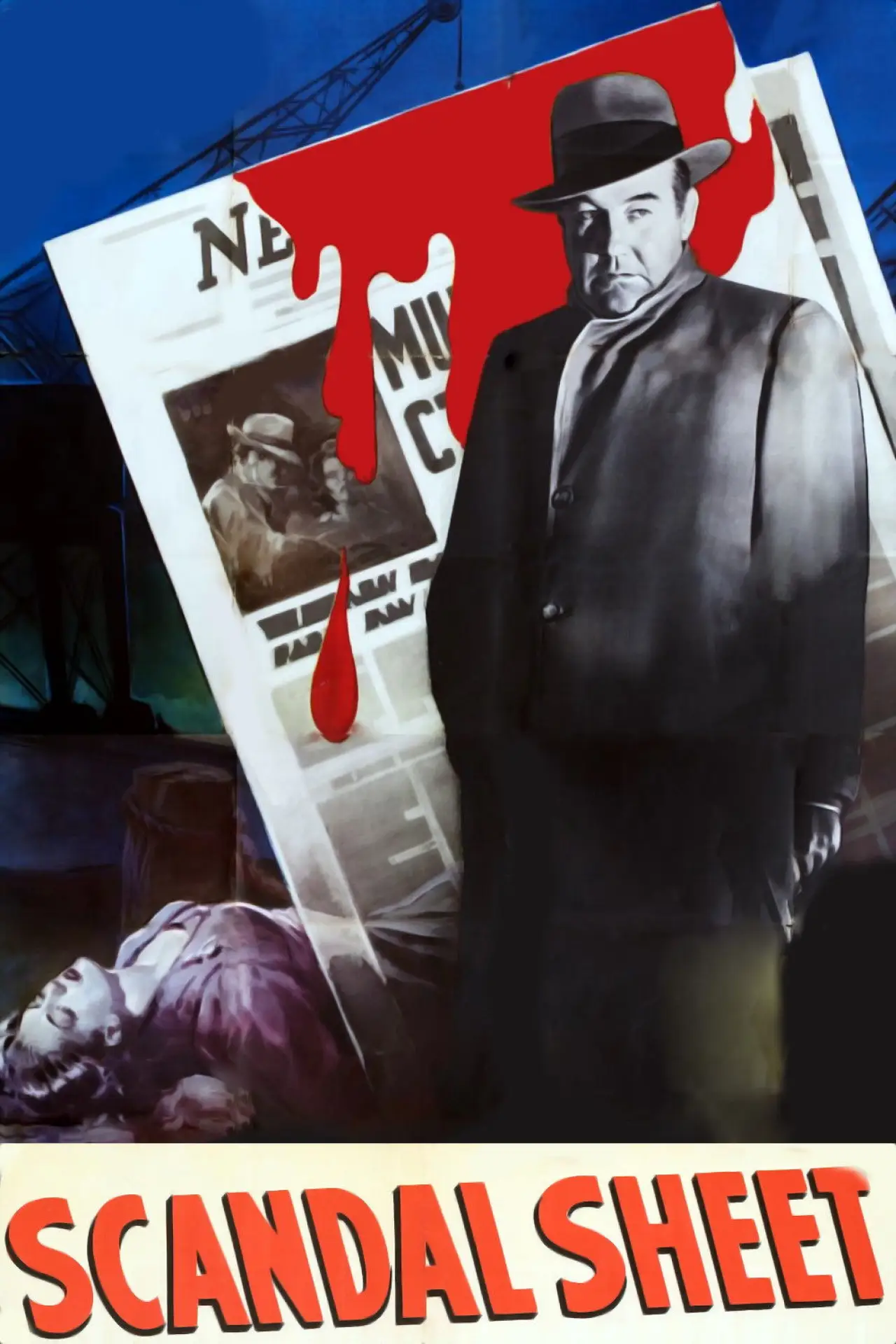 Plakat filmowy "Scandal Sheet"