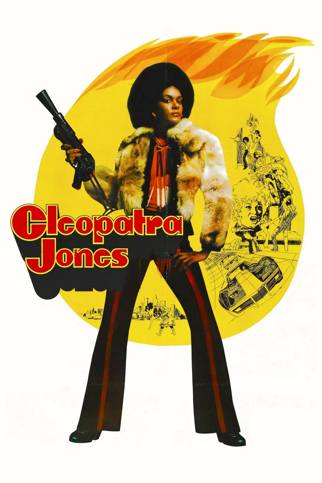 Plakat filmowy "Kleopatra Jones"