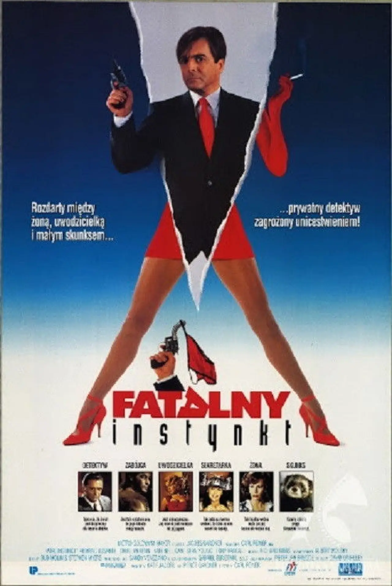 Plakat filmowy "Fatalny instynkt"