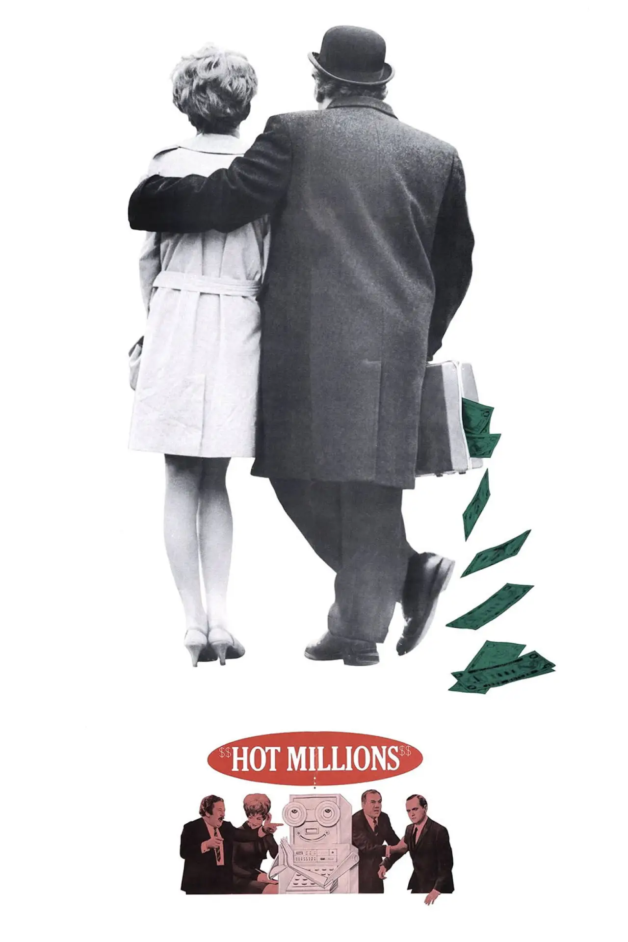 Plakat filmowy "Hot Millions"