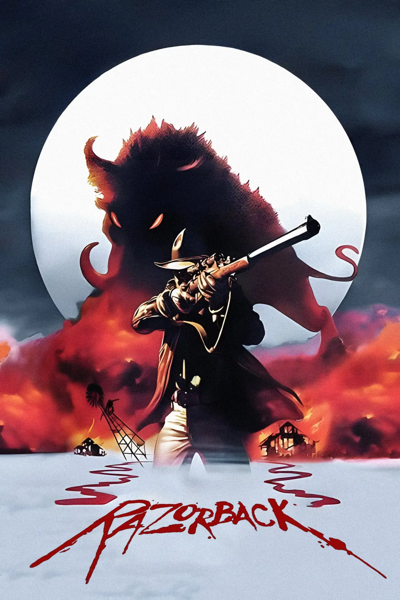 Plakat filmowy "Razorback"