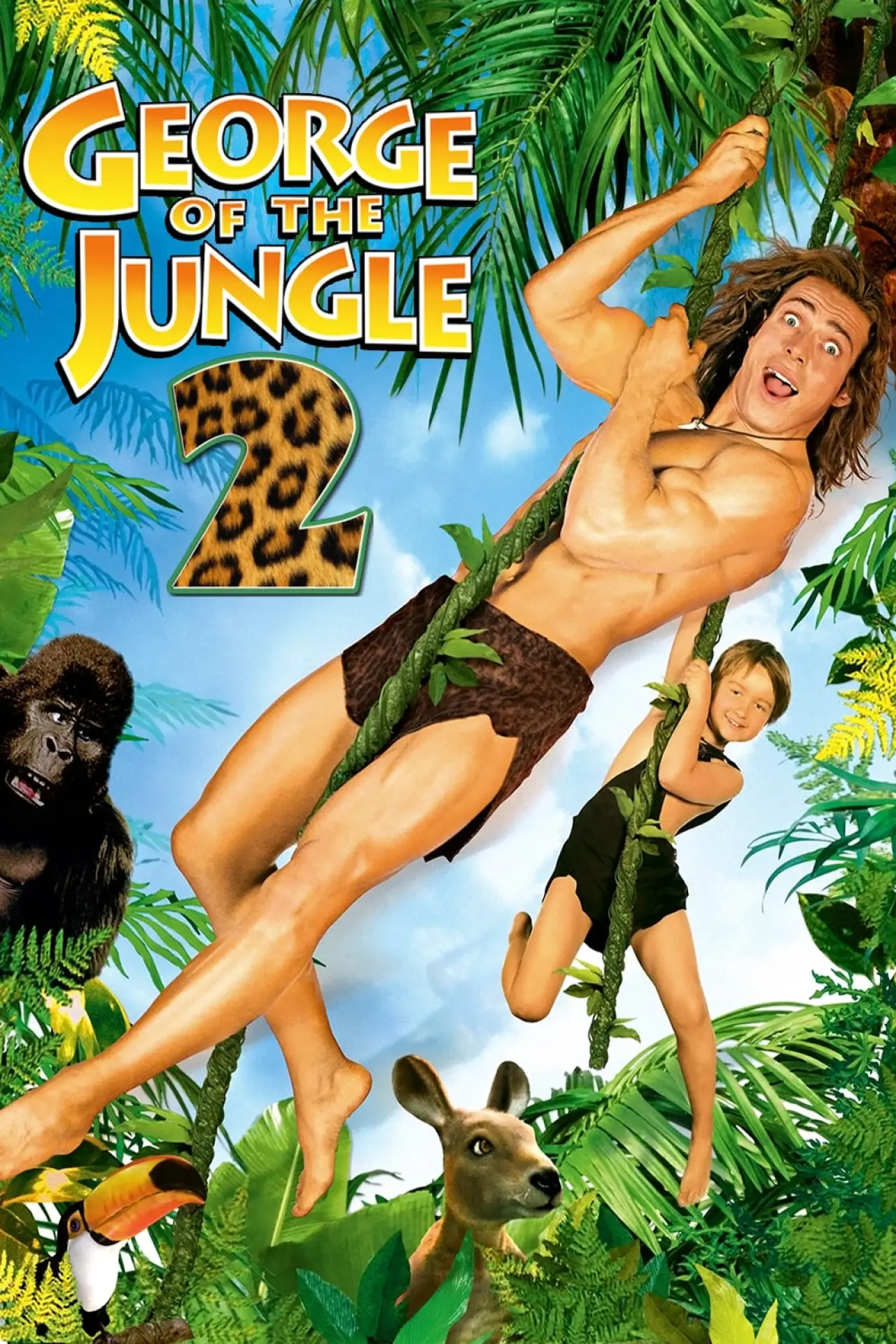 Plakat filmowy "George prosto z drzewa 2"