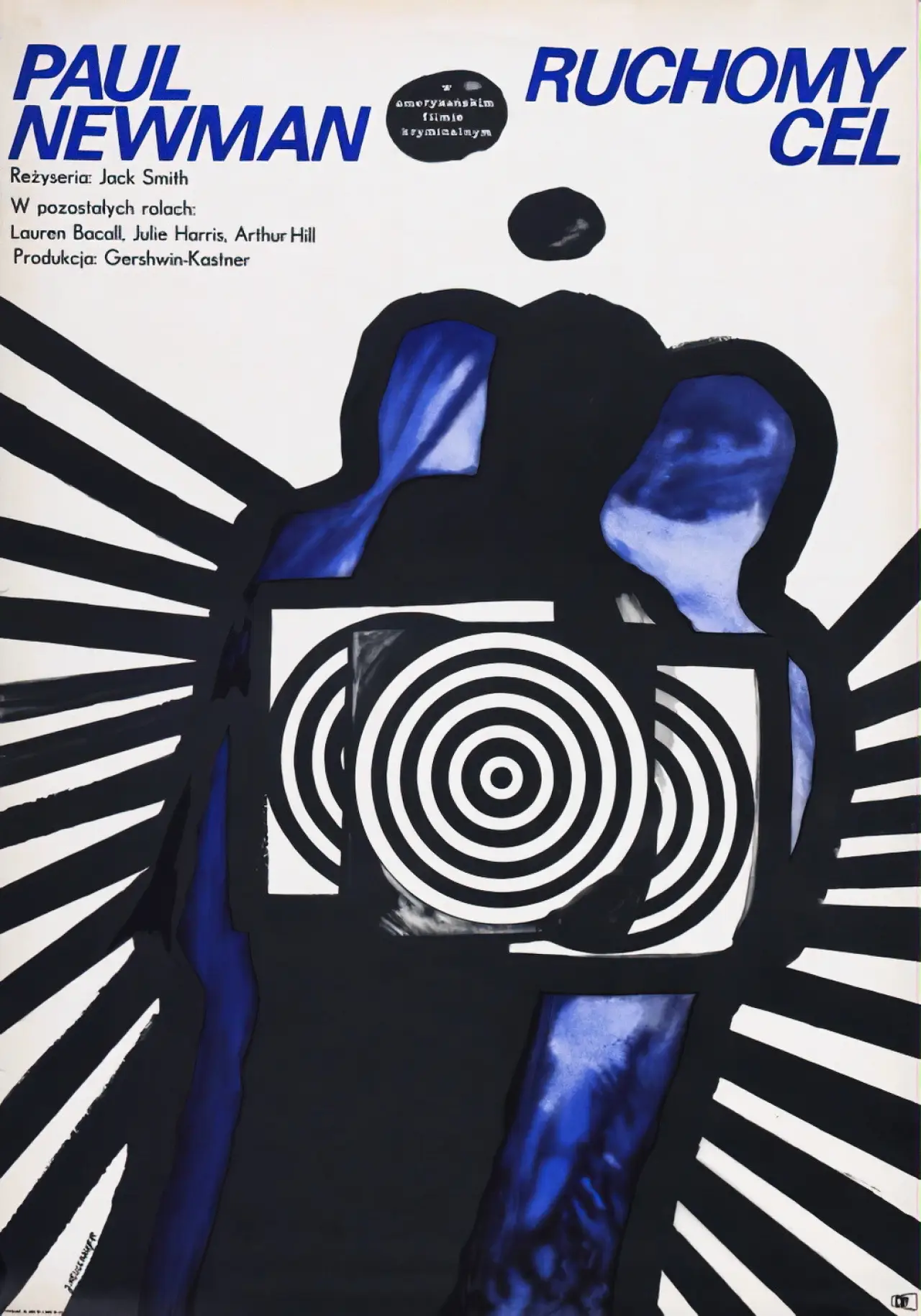 Plakat filmowy "Ruchomy cel"