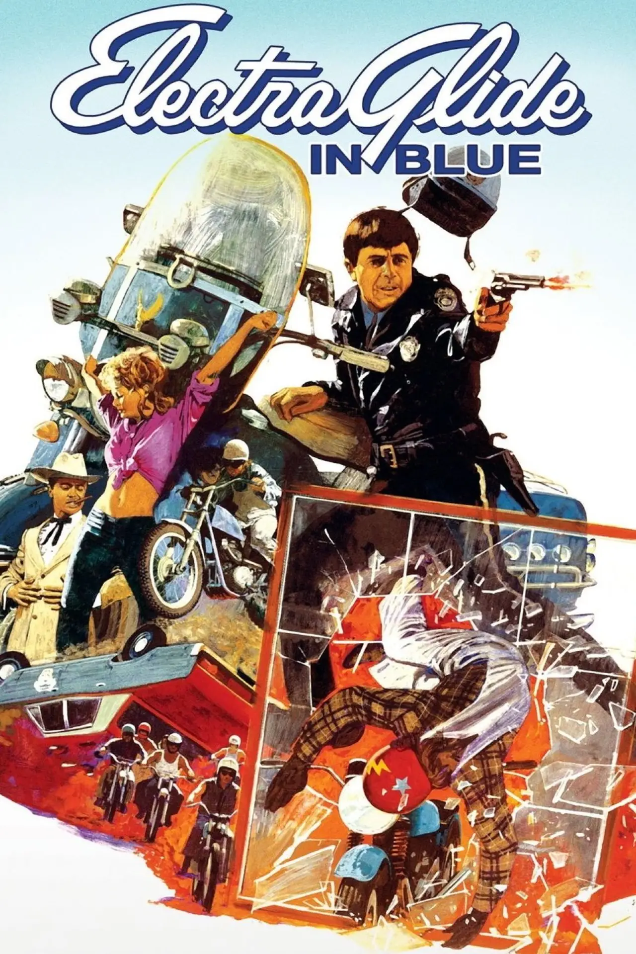 Plakat filmowy "Pechowa Elektra Glide"