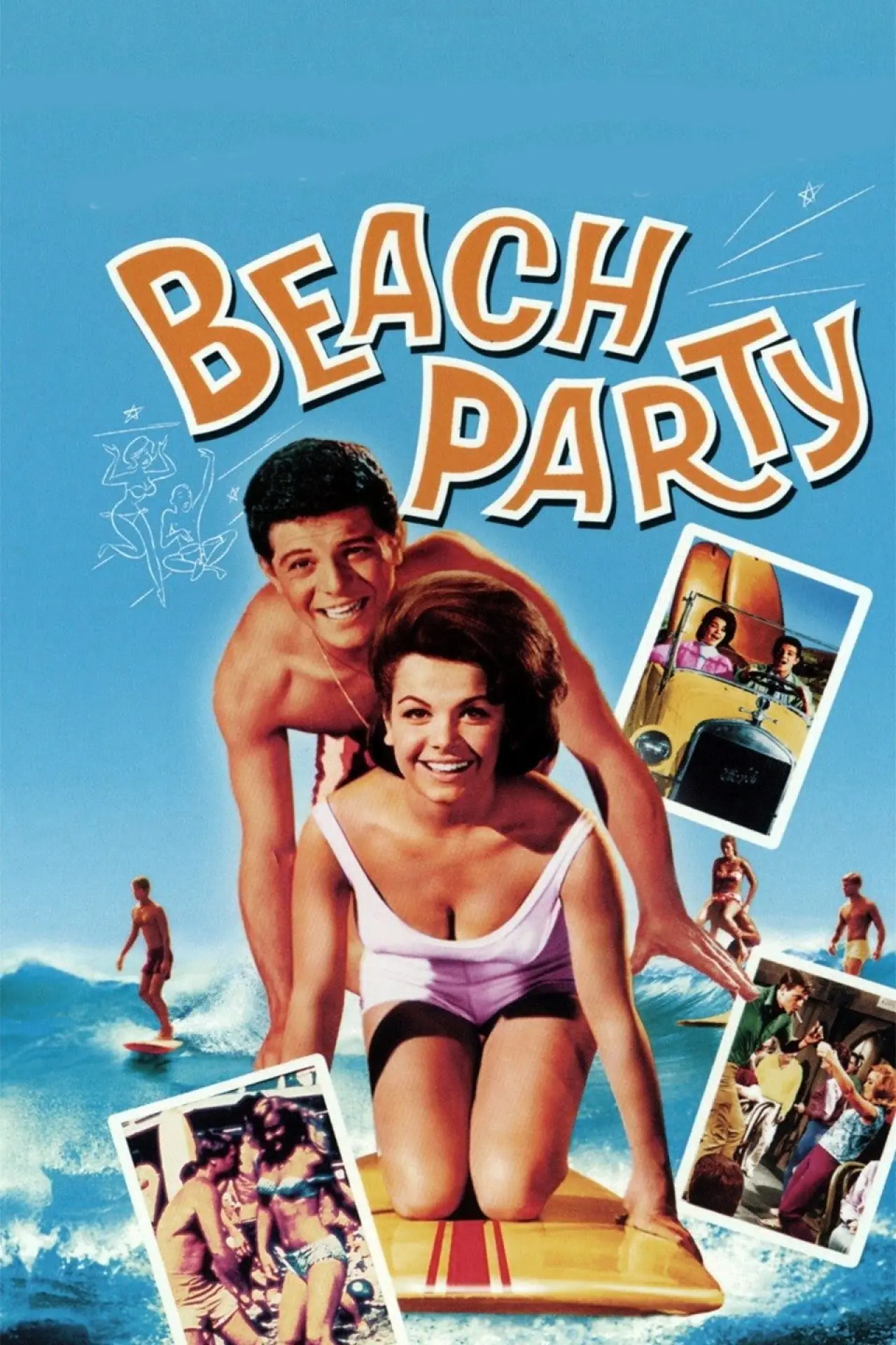 Plakat filmowy "Beach Party"