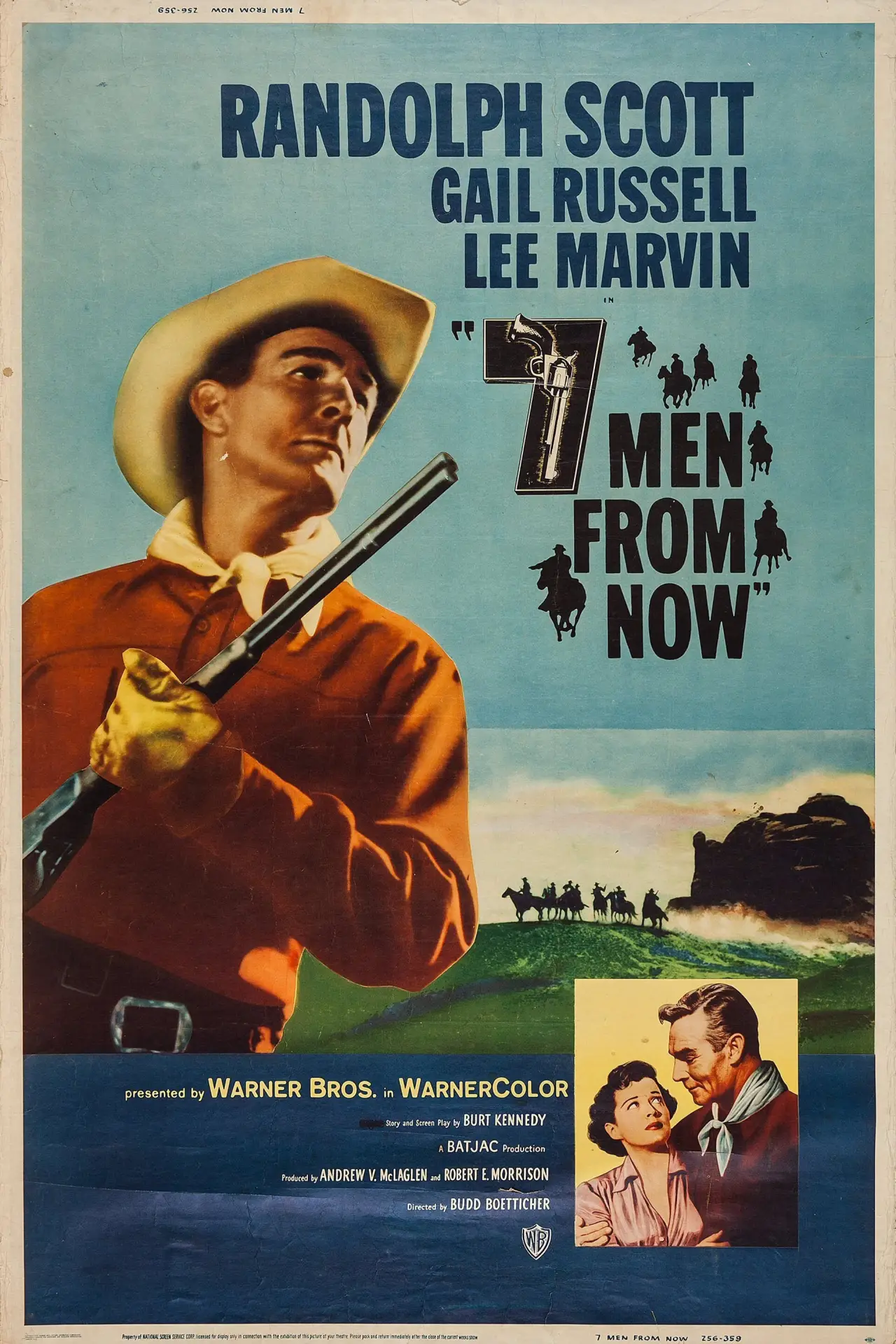 Plakat filmowy "7 Men from Now"