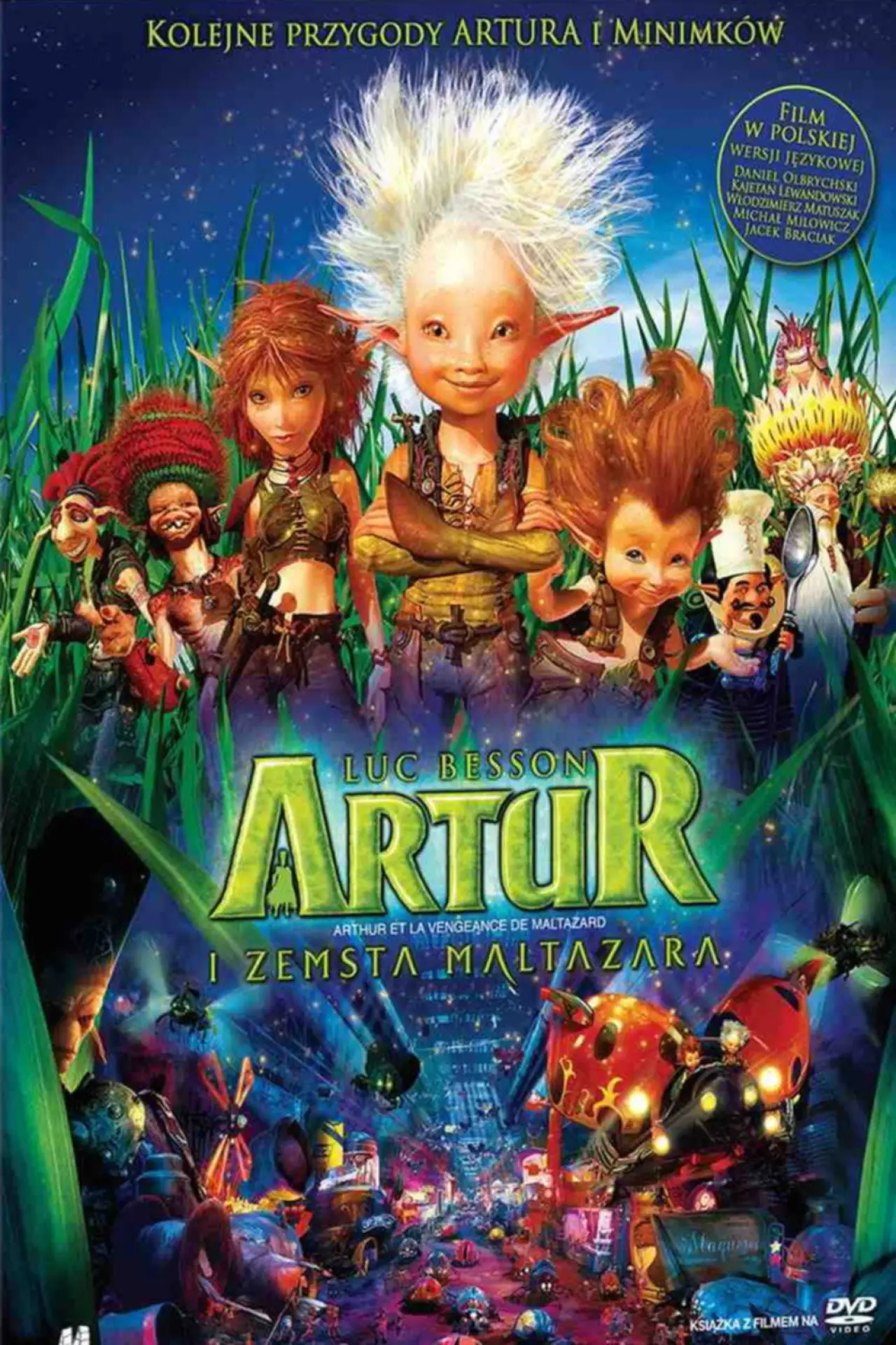 Plakat filmowy "Artur i zemsta Maltazara"