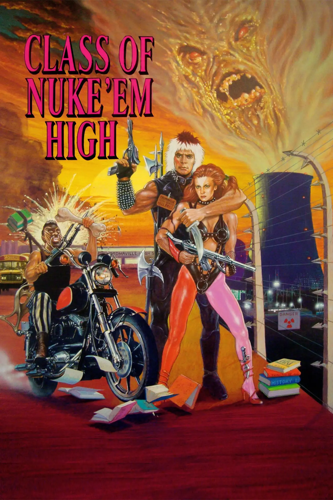 Plakat filmowy "Napromieniowana klasa"