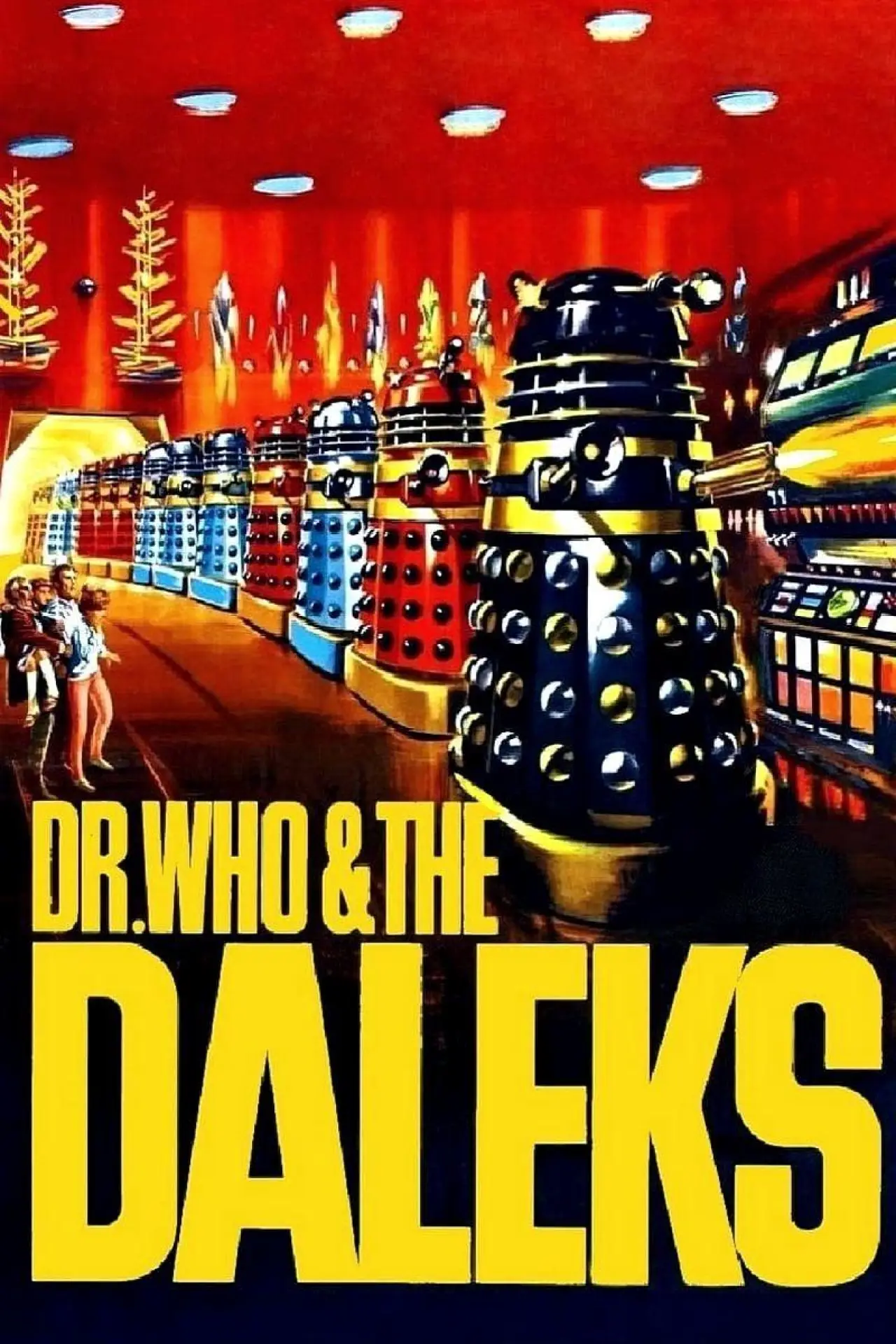 Plakat filmowy "Doktor Who i Dalekowie"