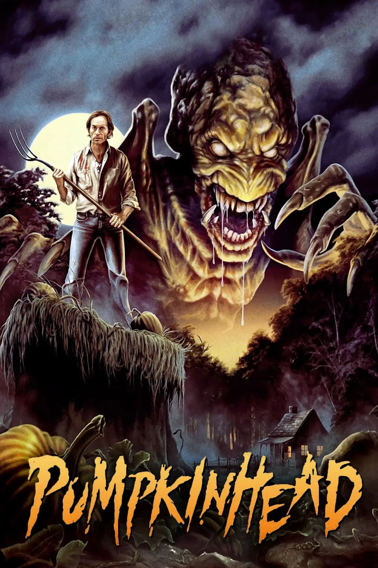 Plakat filmowy "Dyniogłowy"
