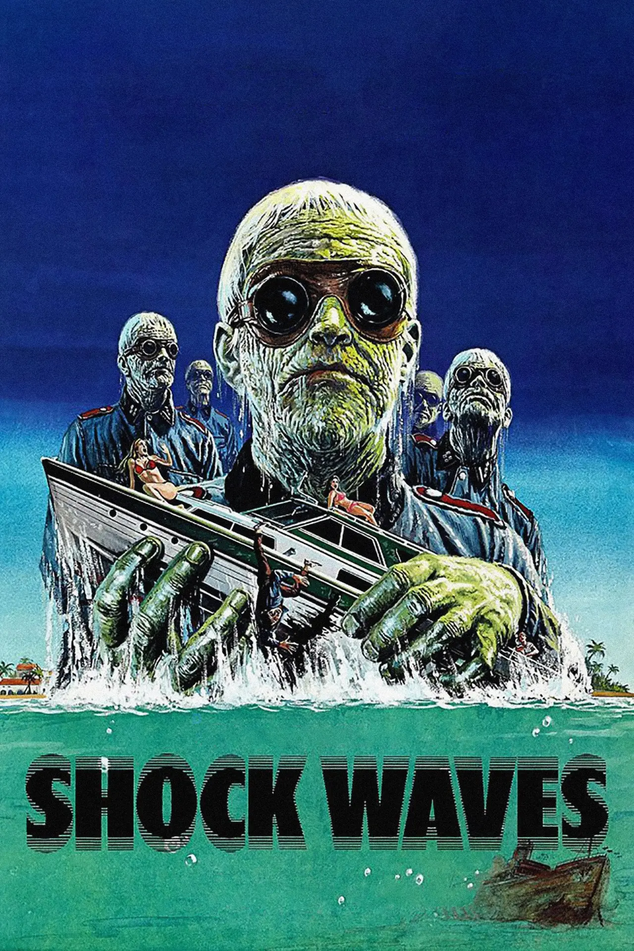 Plakat filmowy "Porażające fale"