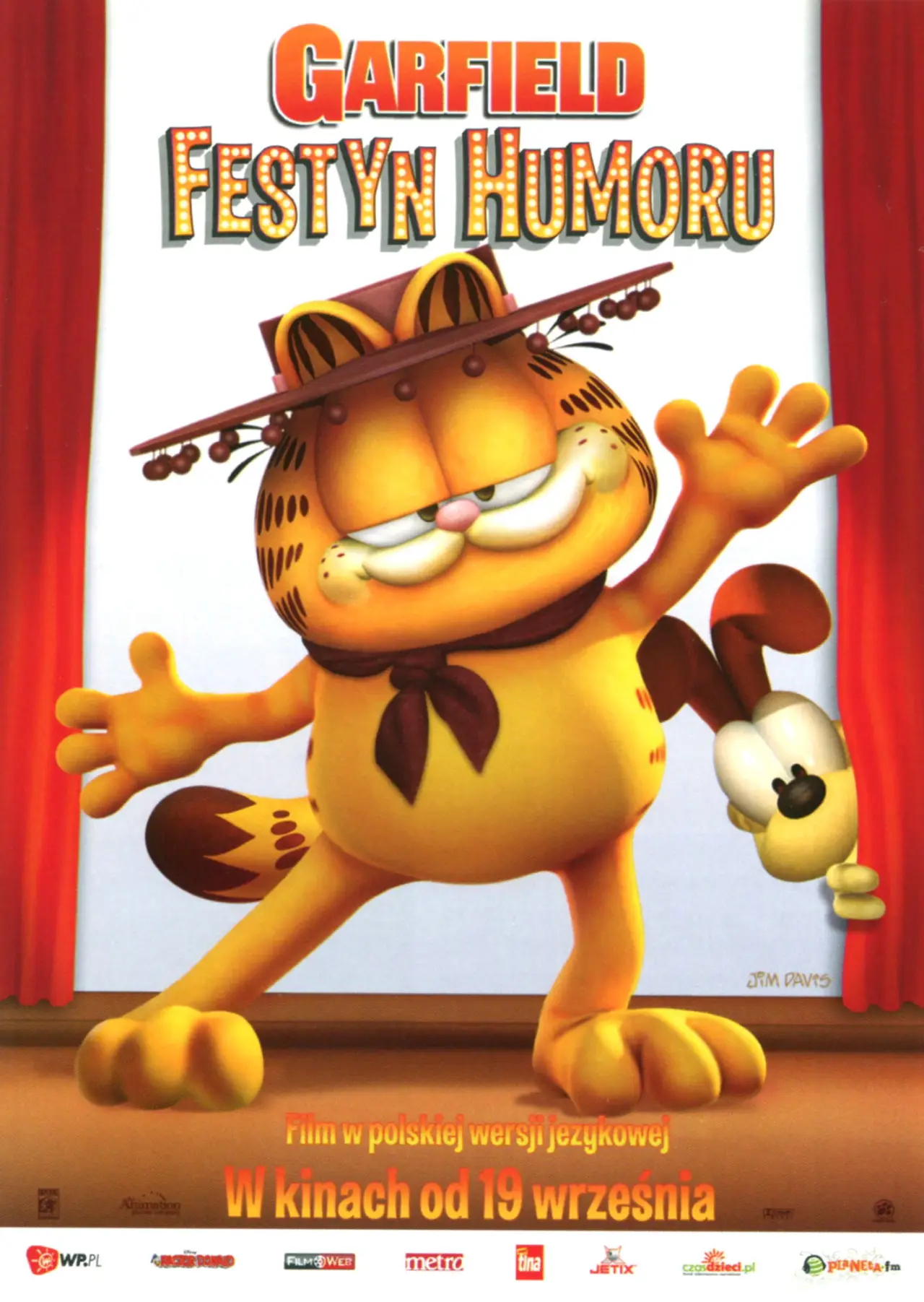 Plakat filmowy "Garfield Festyn Humoru"