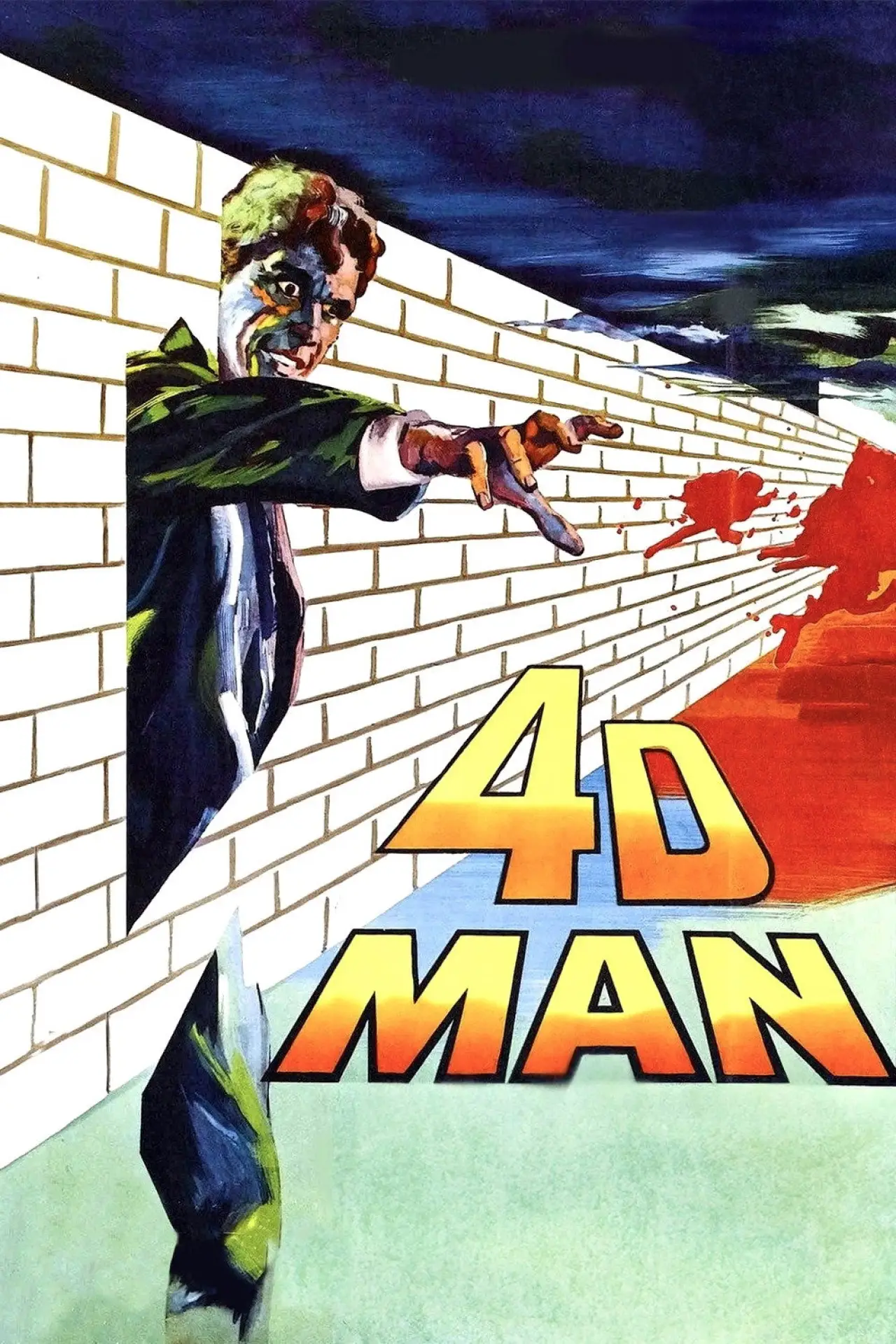 Plakat filmowy "4D Man"